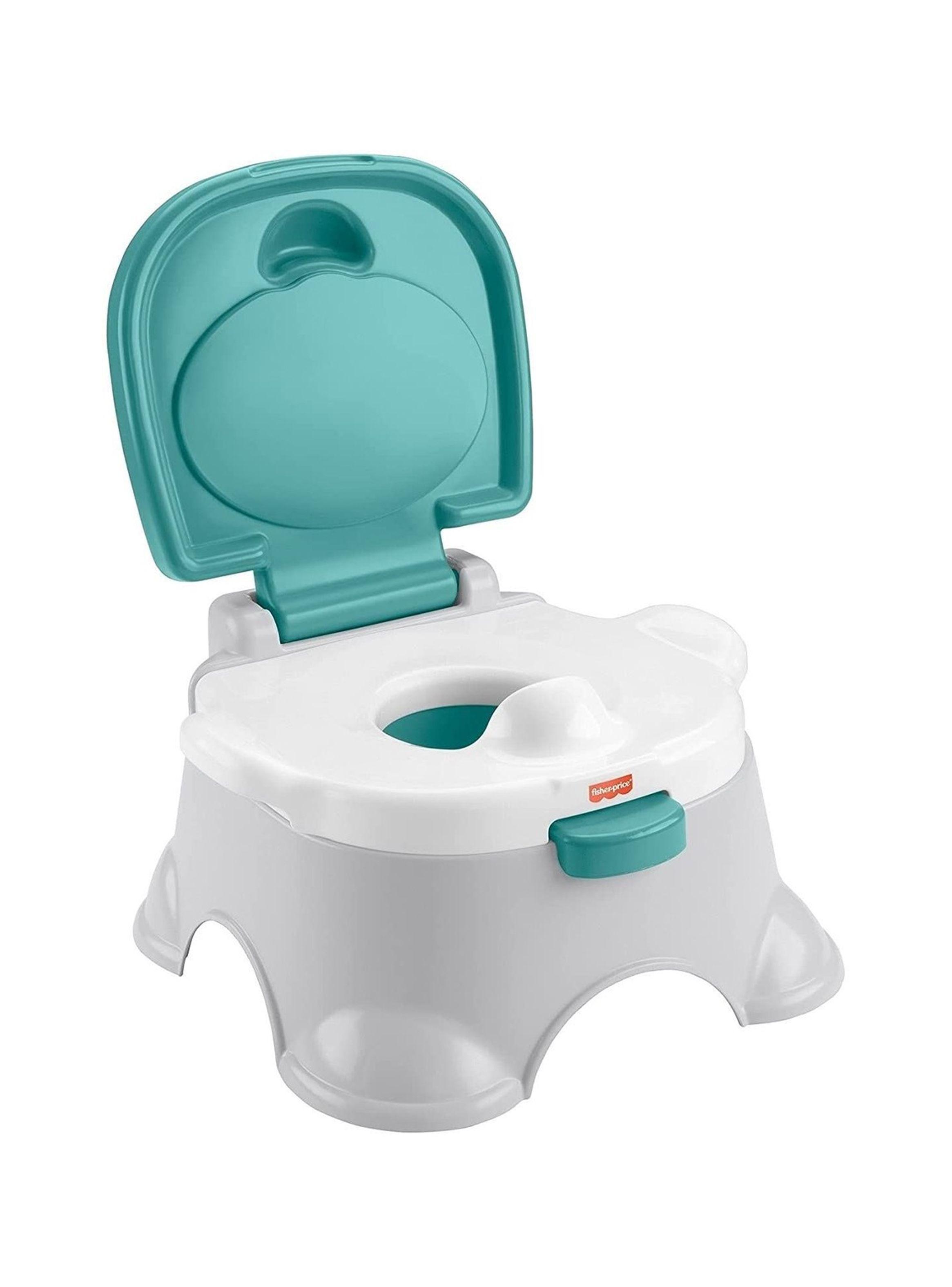 Bacinica Trono Real Celeste Niño 3 En 1 Mattel De Fisher Price-0