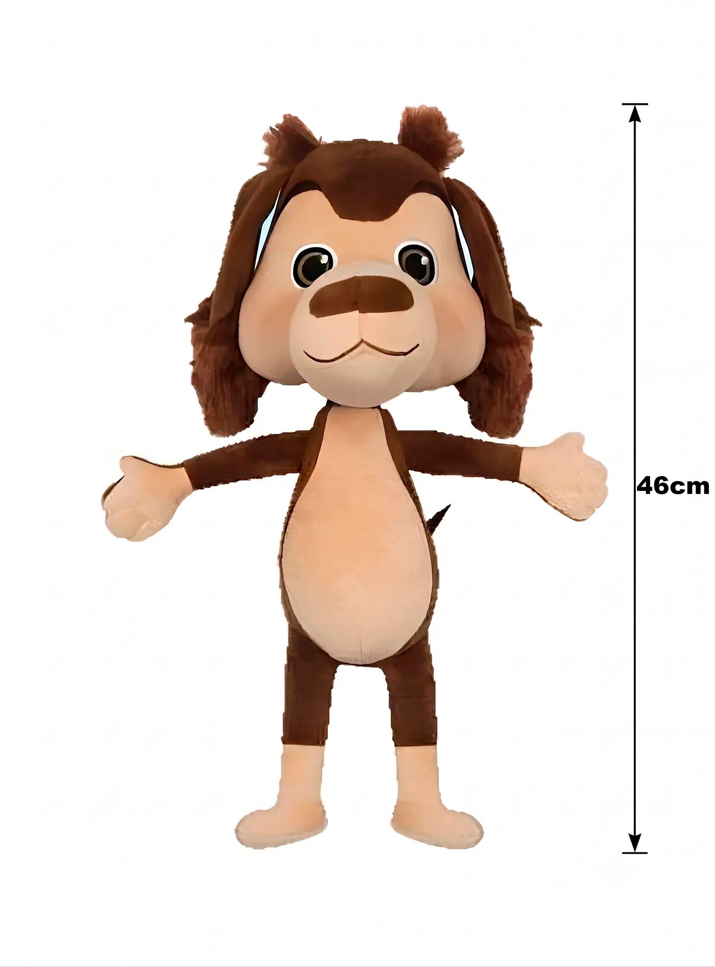 Peluche Perro Chocolo Gigante Suave 46cm niños 3+-2