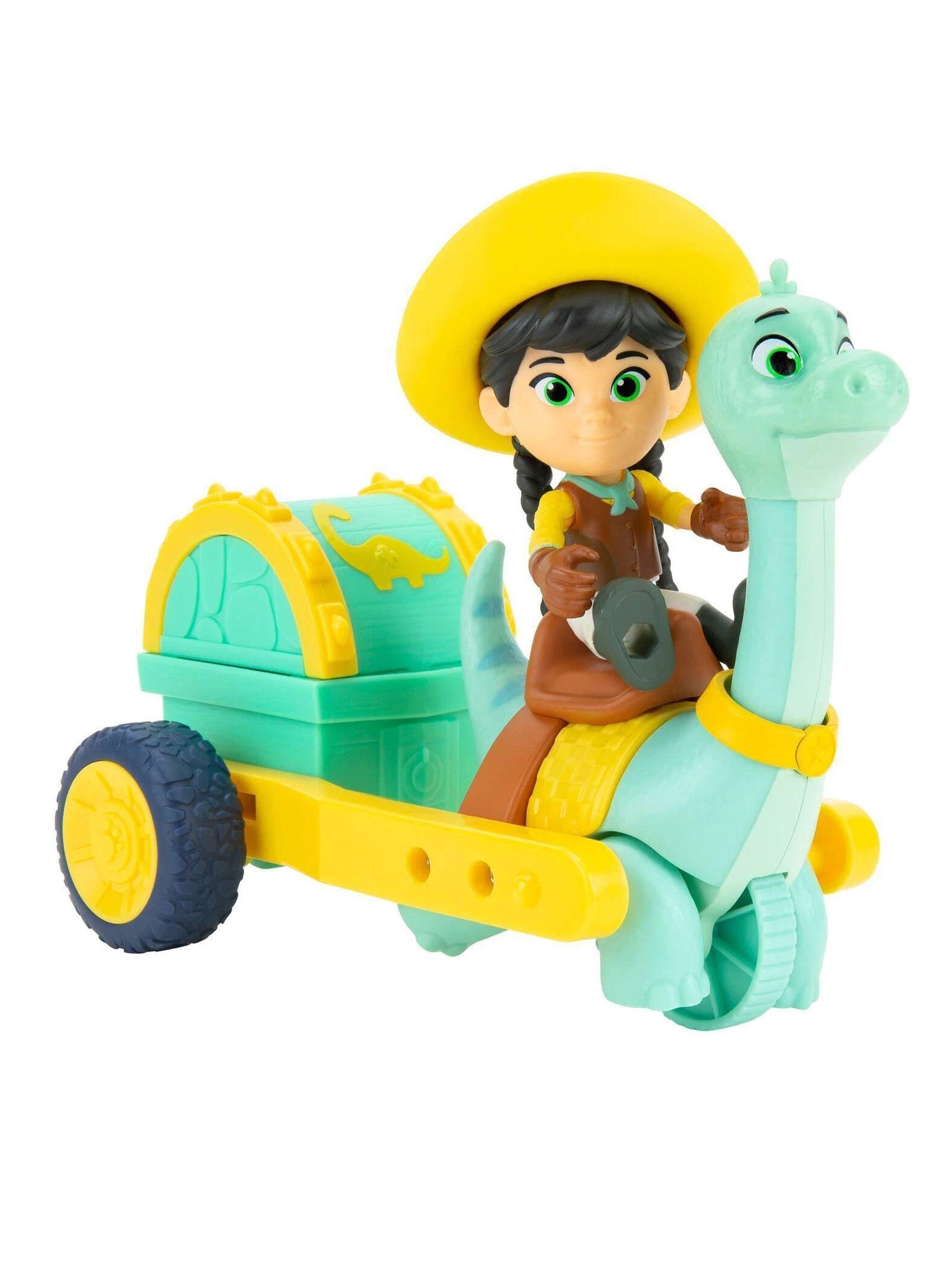 Dino Ranch Jazwares Figura Min Y Clovers Carro Para Cuidados-1