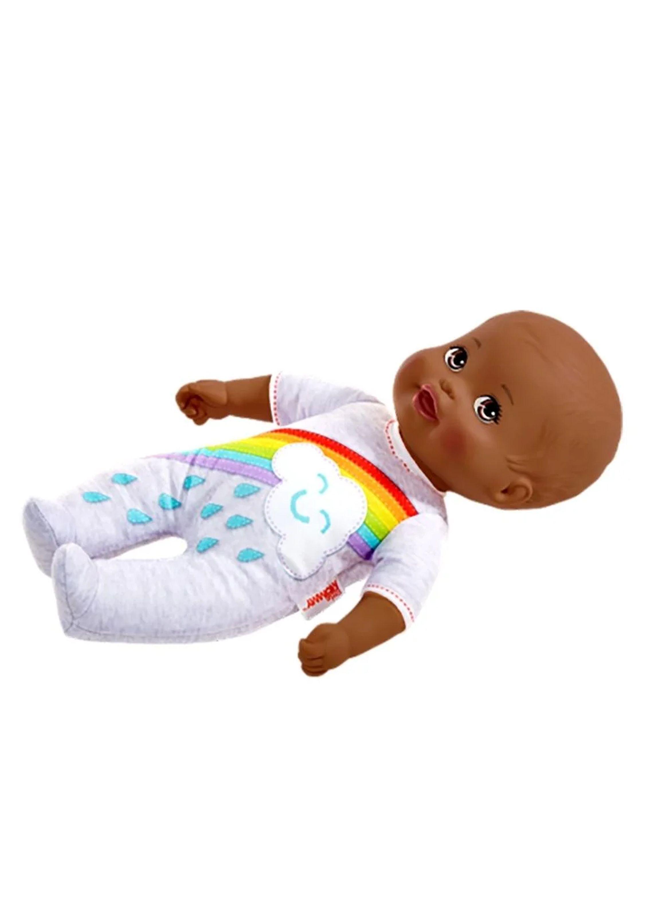 Muñeca Little Mommy Mi Primer Abrazo Arcoíris de Mattel-2