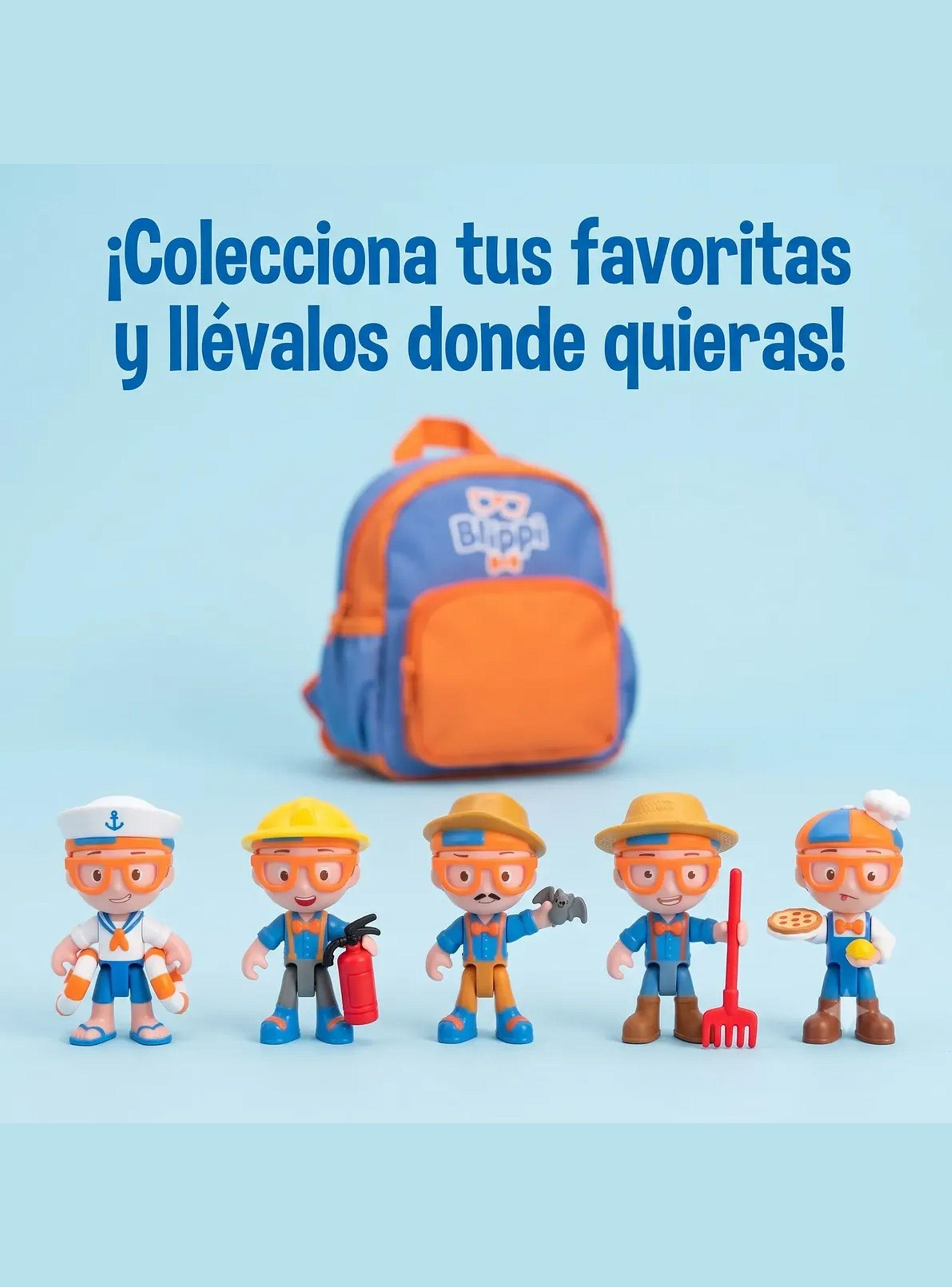 Pack x4 Blippi Mini Figura Sorpresa Tarjeta QR-2