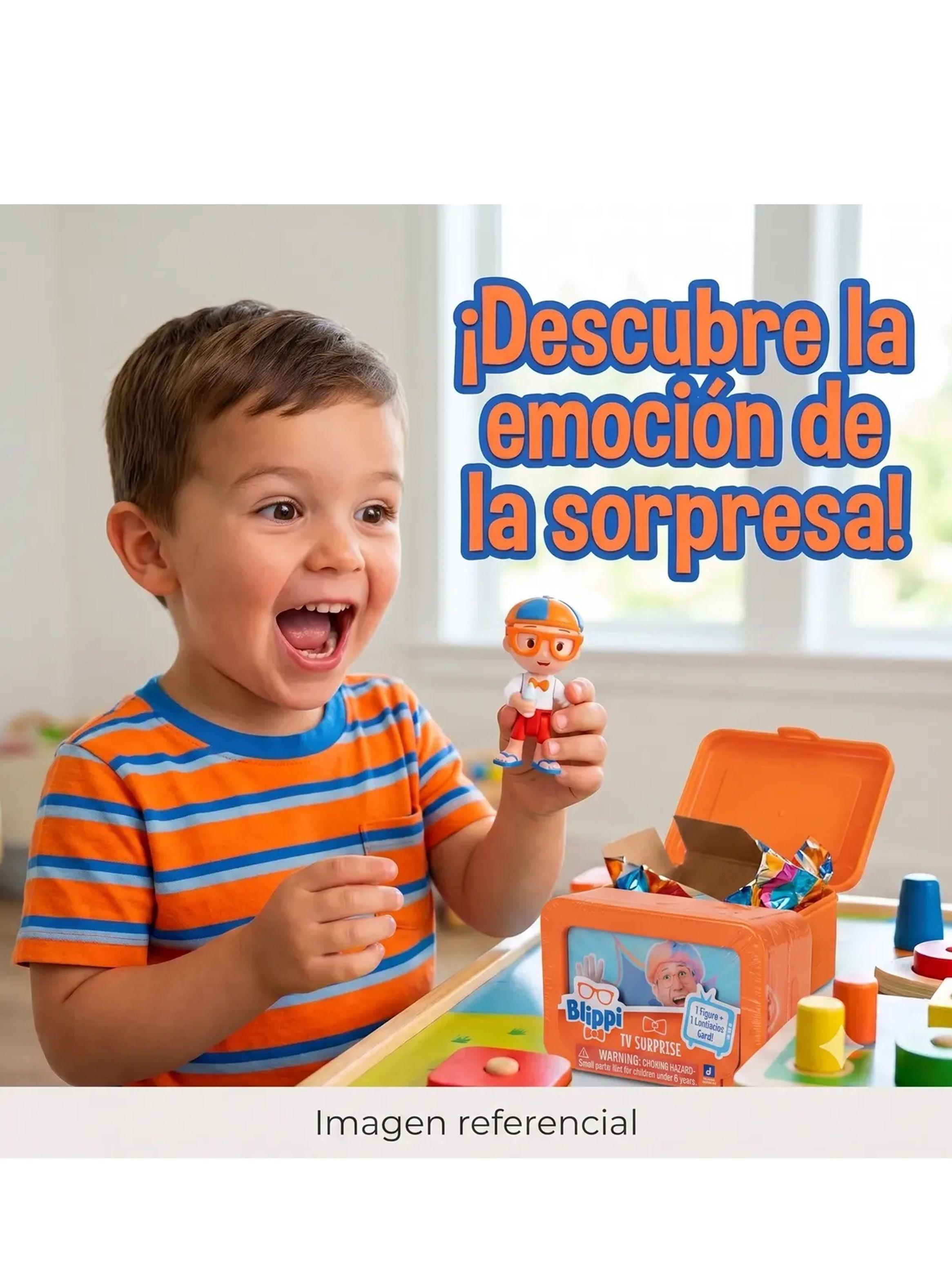 Pack x4 Blippi Mini Figura Sorpresa Tarjeta QR-3
