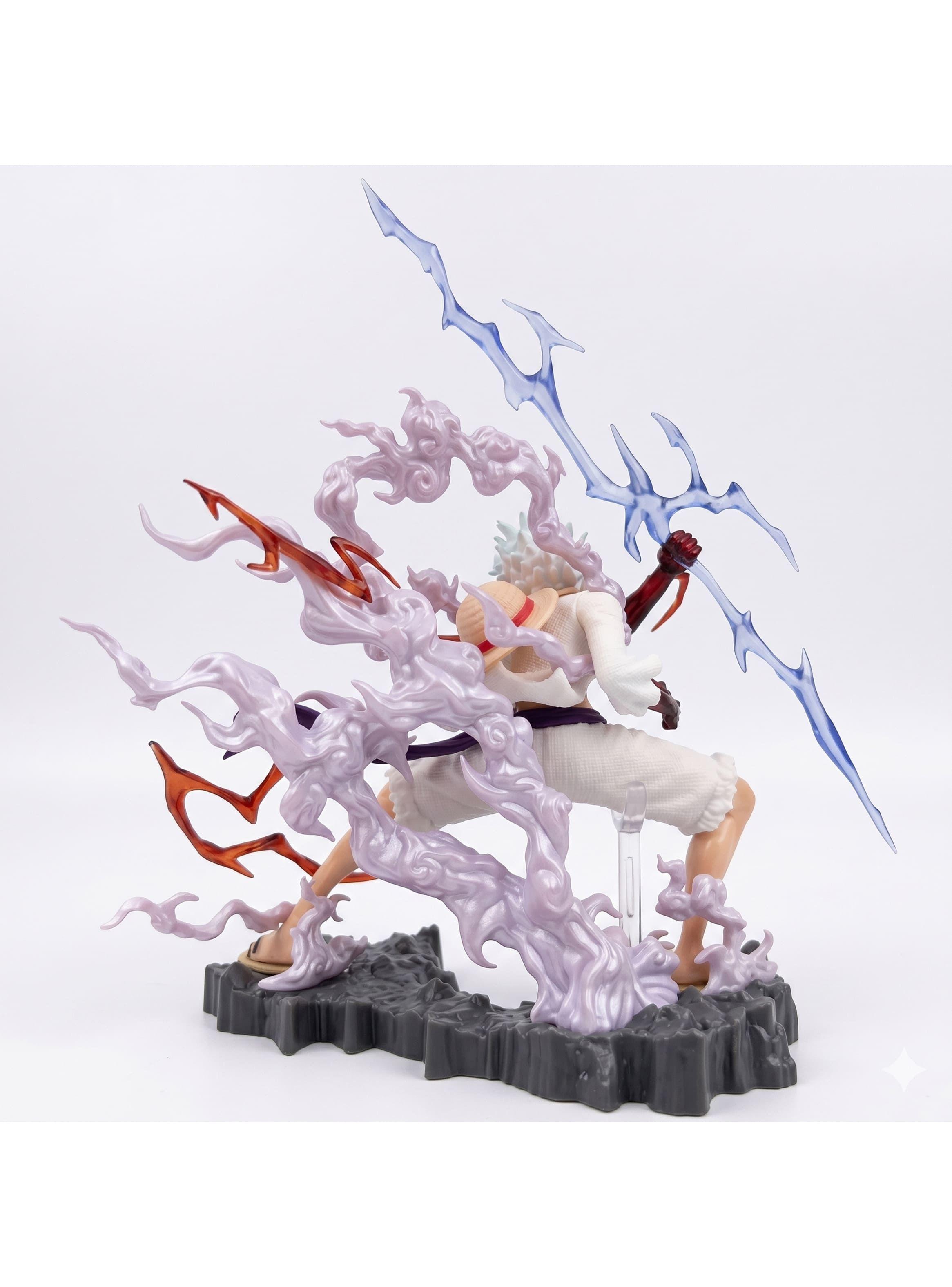 Figura Luffy Gear 5 Nika Rayo One Piece 12cm Anime-2