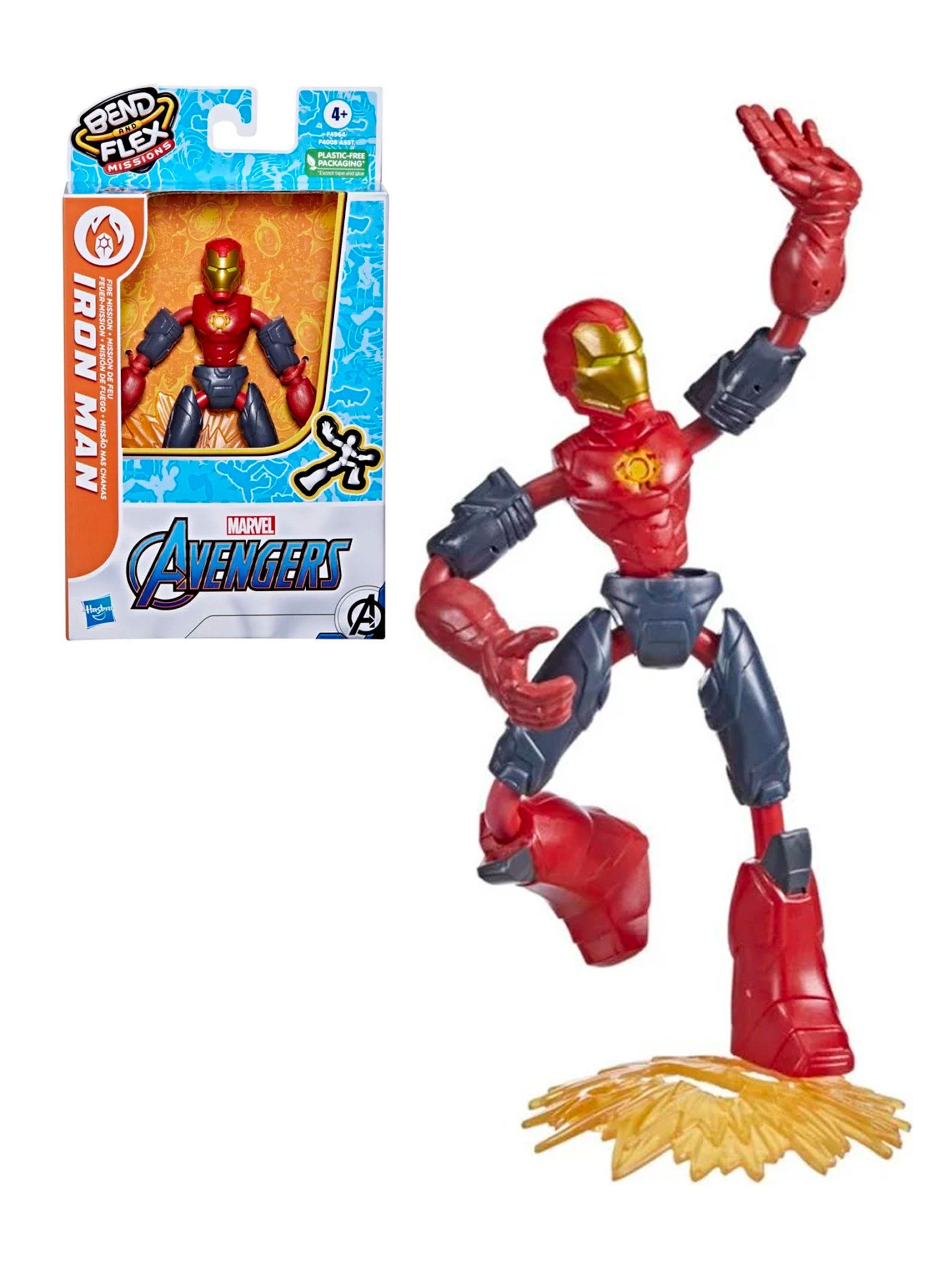 Figura Marvel Avengers Iron Man Bend And Flex Missions-0