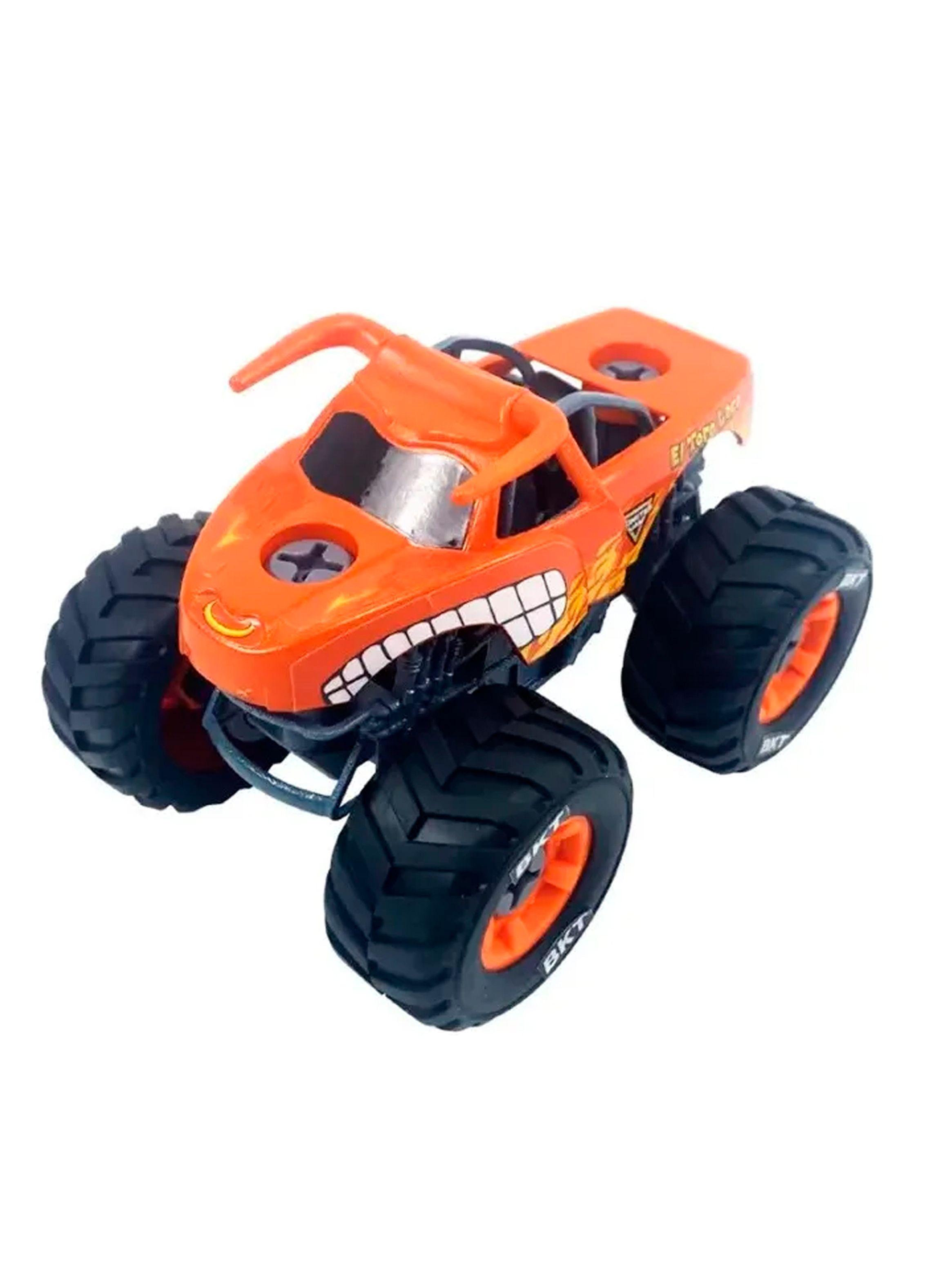 Set 4 Monster Jam Mechanix 1:43 Para Armar | Toro Loco Zombi Monster Jam-2