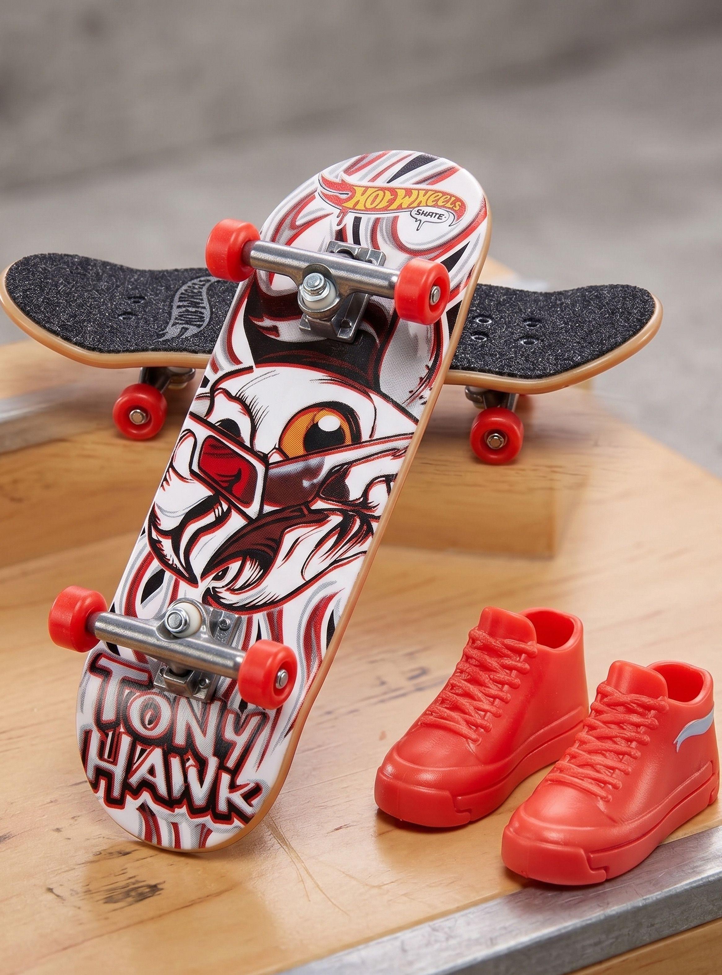 Patineta Fingerboard Con Tenis Para Dedos Perception Deception-2