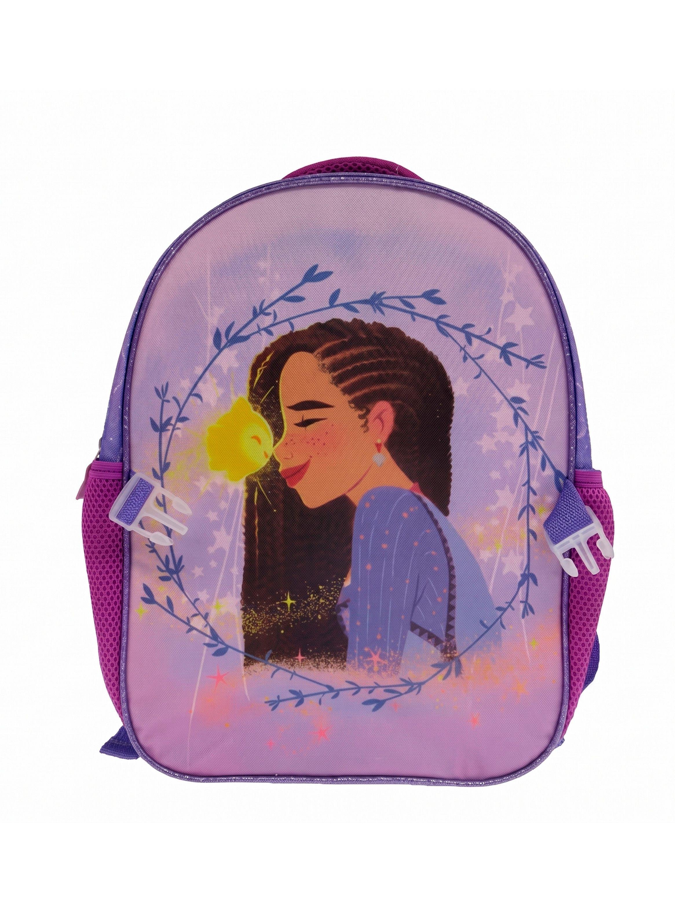 Set Mochila Escolar Con Lonchera Disney Wish Niñas Indigo-2