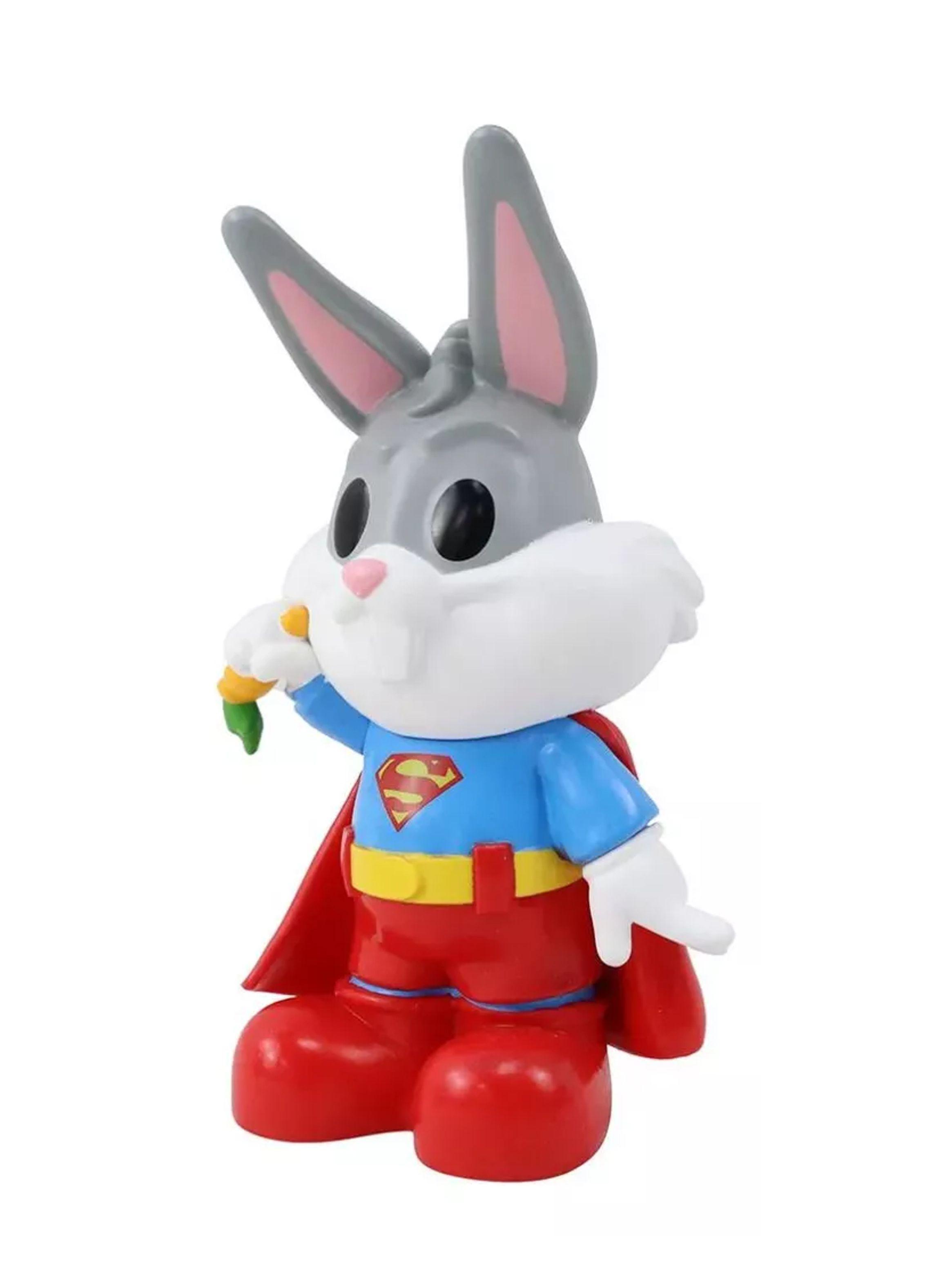 Figura Looney Tunes Bugs Bunny Superman de Ooshies-1