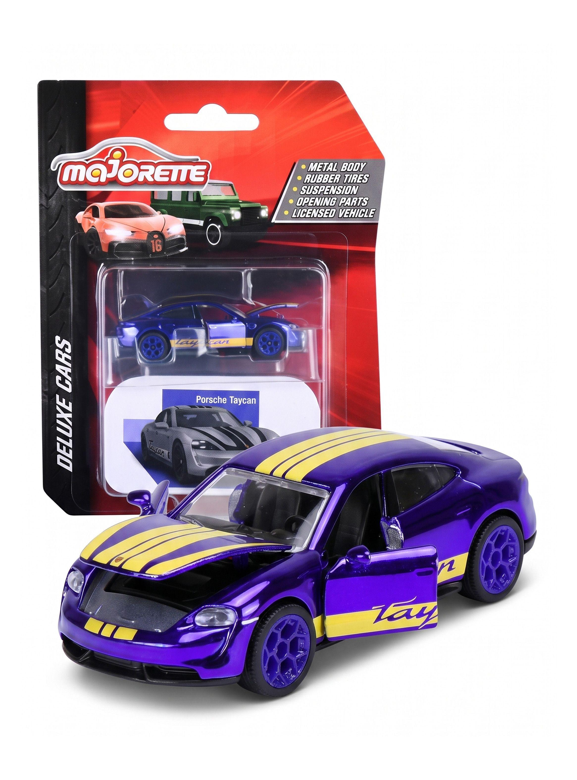 Auto Metal Porsche Taycan S Escala 1:64 Morado-0