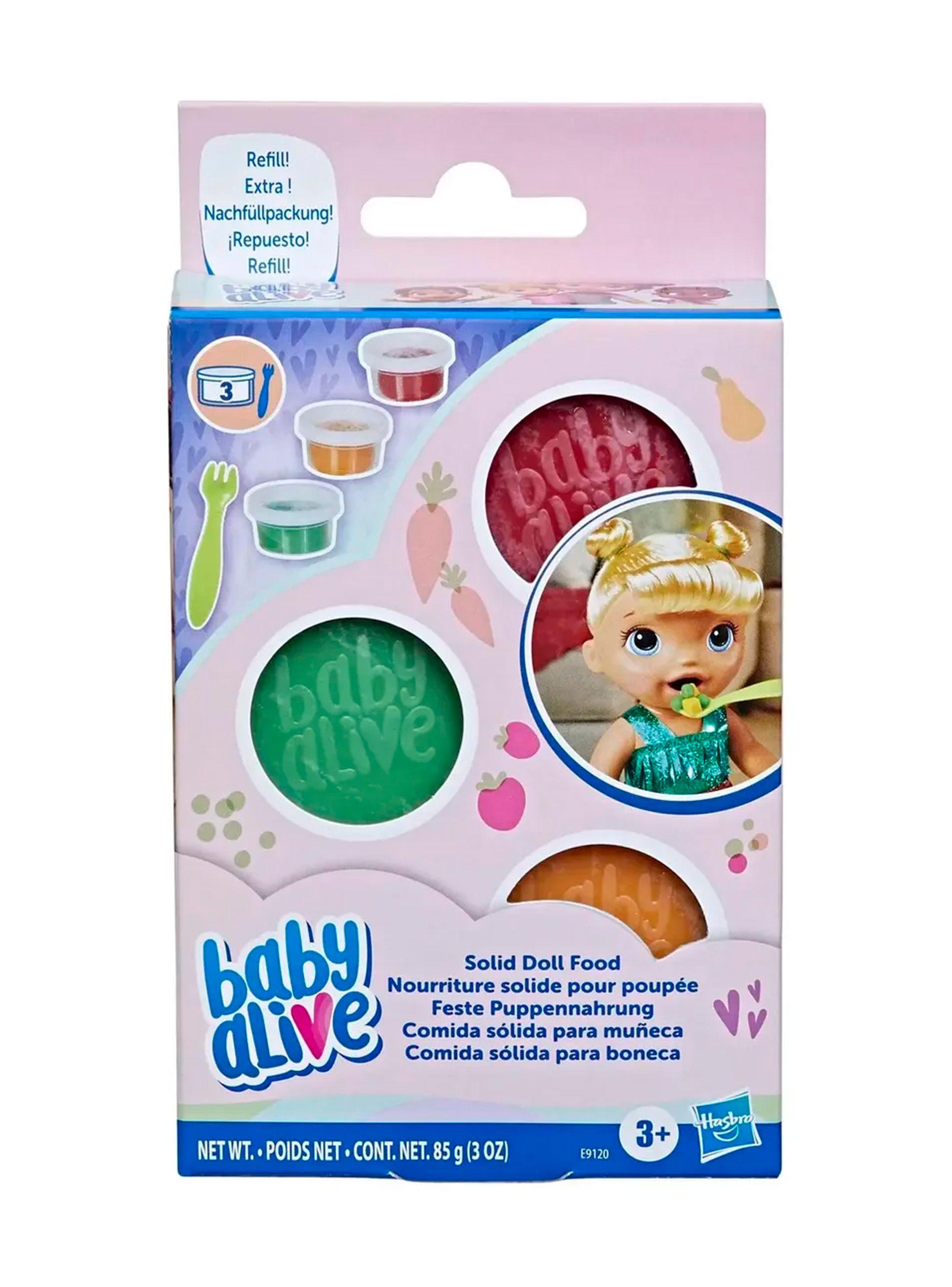 Repuesto Comida Solida Baby Alive 3 Potes Hasbro-2