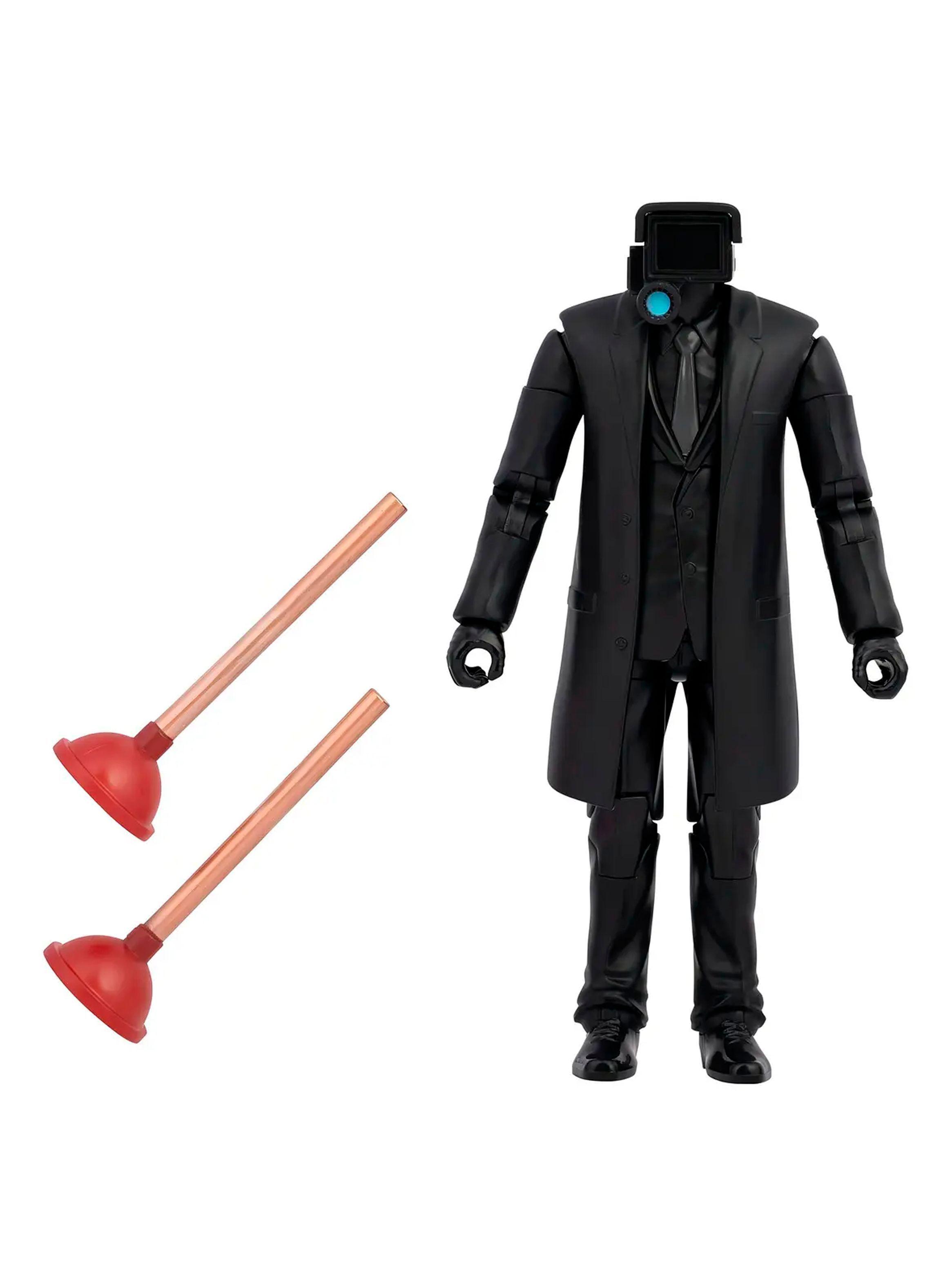 Figura Articulada Deluxe Plungerman Skibidi Toilet Serie 1-3