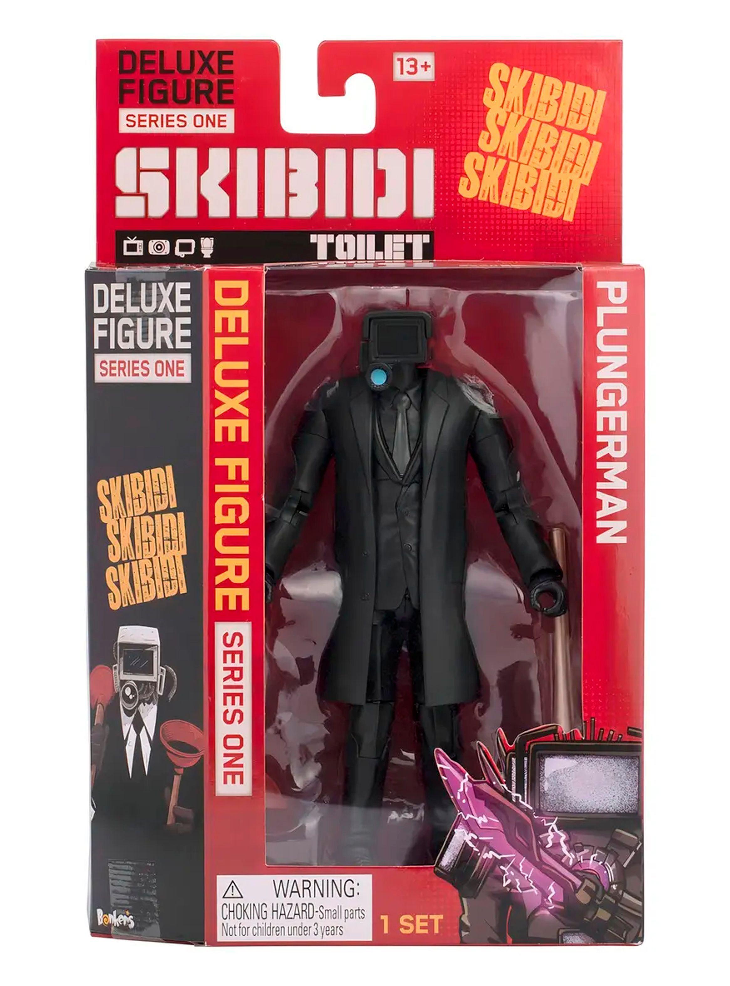 Figura Articulada Deluxe Plungerman Skibidi Toilet Serie 1-4