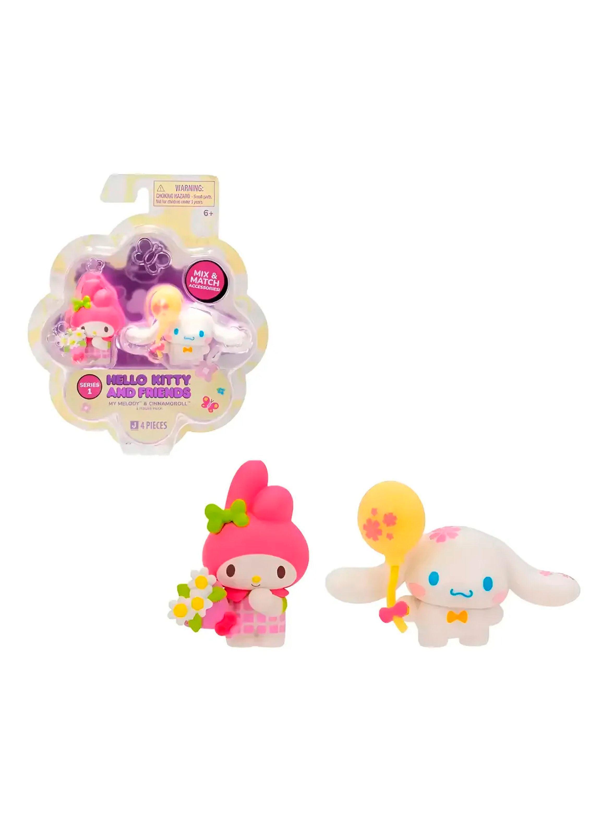 Pack 2 Figuras My Melody Y Cinnamoroll Hello Kitty niños 3+-0
