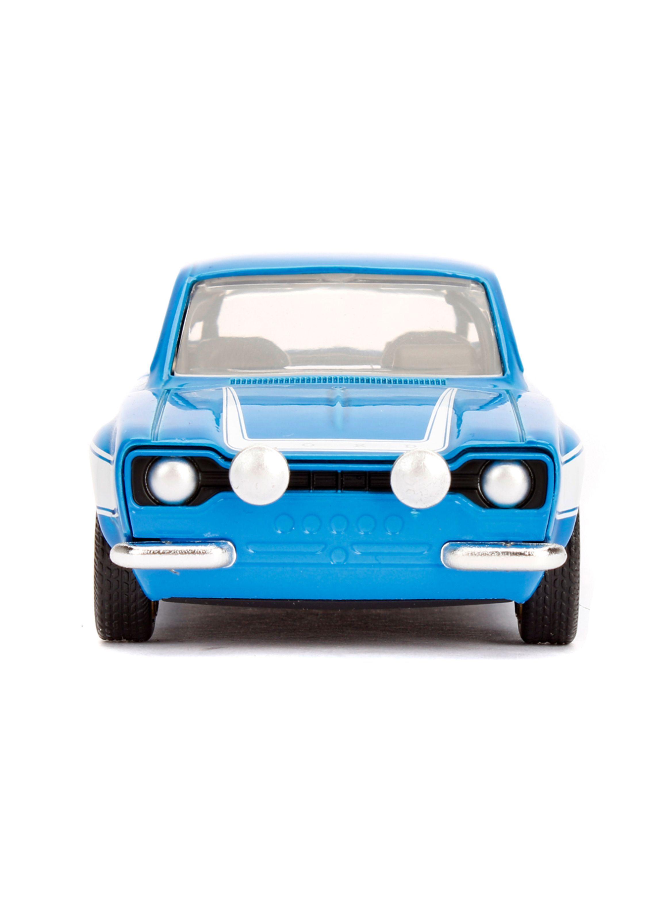 Vehículo Brian Ford Scort 1970 Azul Rápido Y Furioso Escala 1:32 de Jada-2