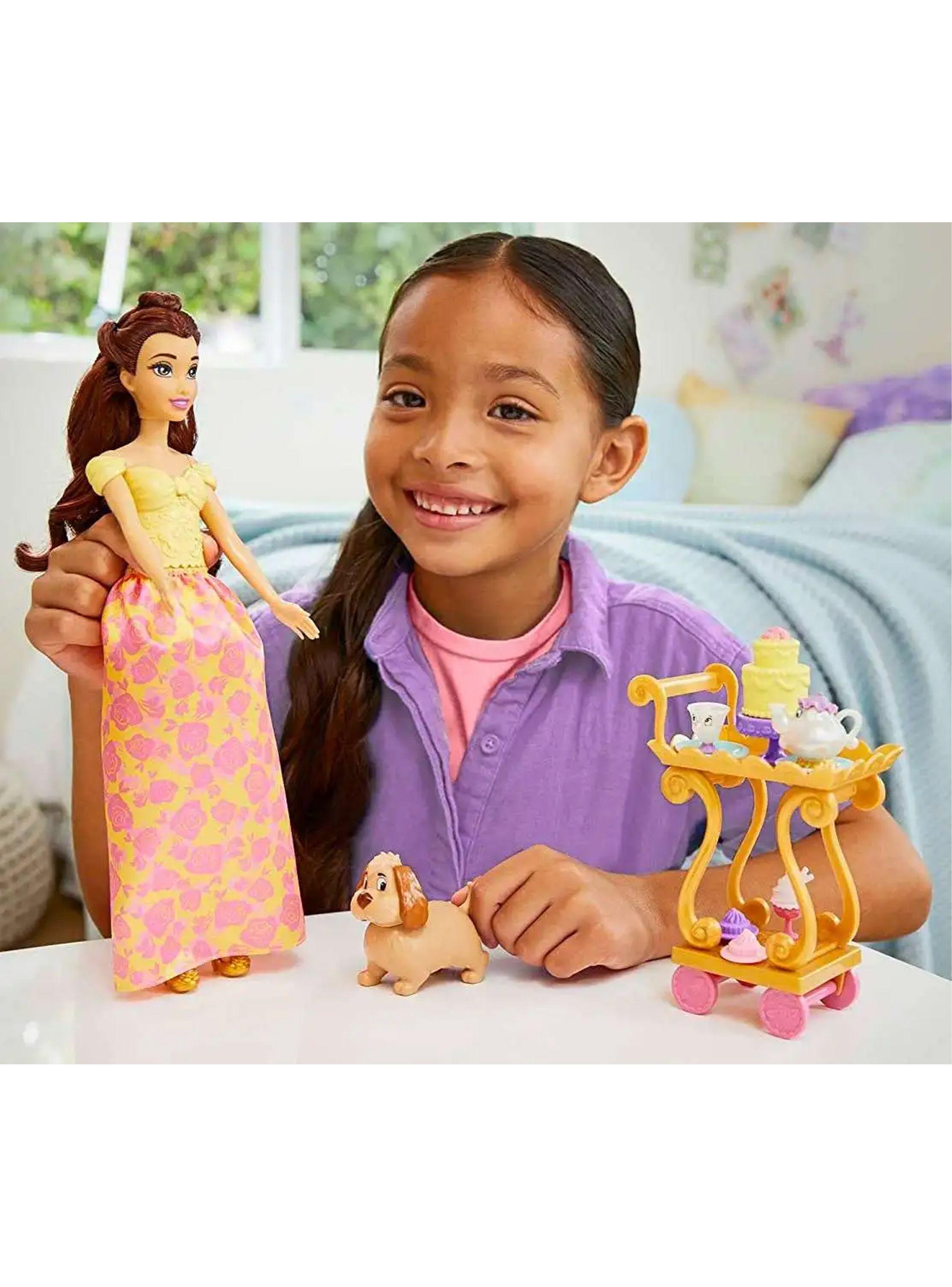 Muñeca Carrito Hora Del Té De Bella Disney Princess de Mattel-2