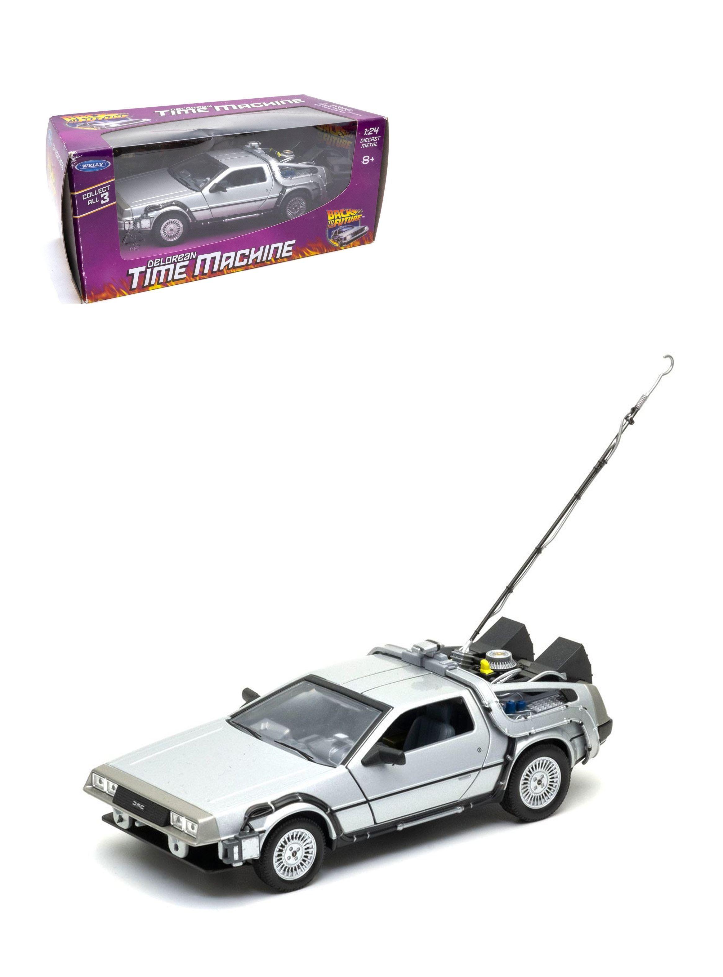 Auto de Colección Película Volver Al Futuro I Escala 1:24 de Welly-0