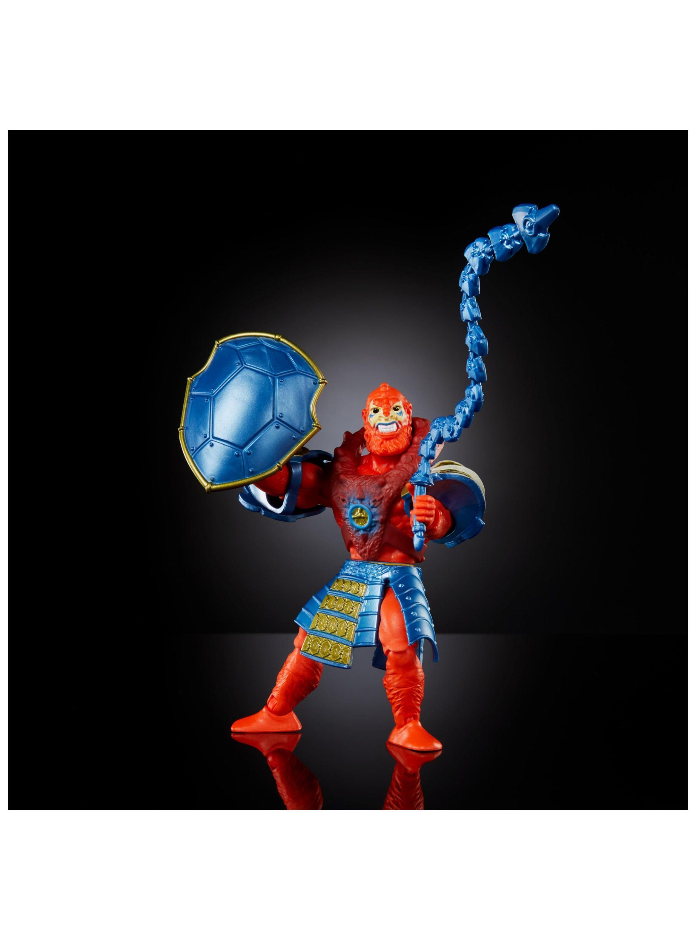 Figura de Acción Coleccionable Beast Man Masters Of The Universe Turtles Of Grayskull Wave de Mattel-4