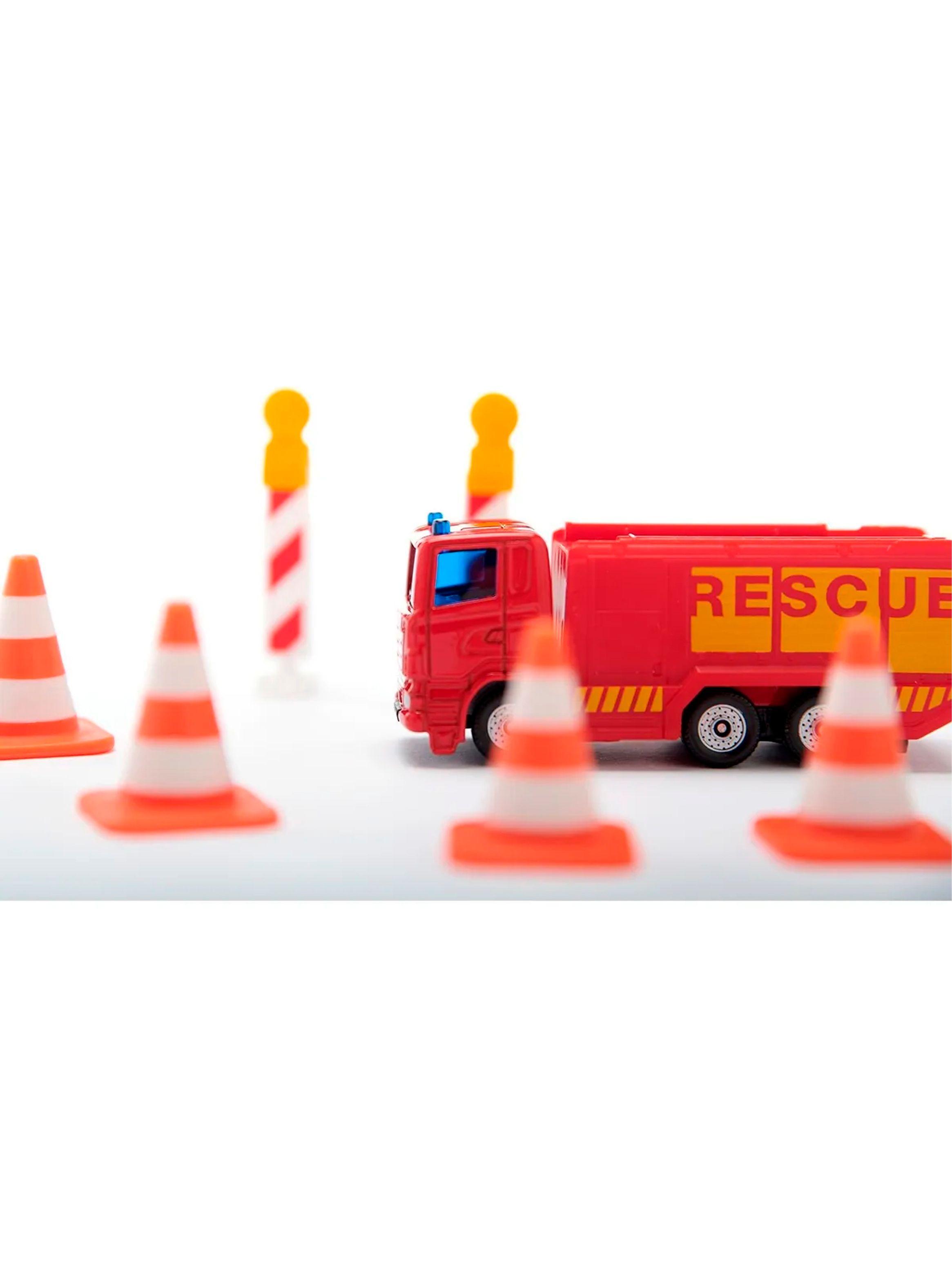 Set Bomberos Siku: Camiones y Avión | Metal Calidad Alemana-2