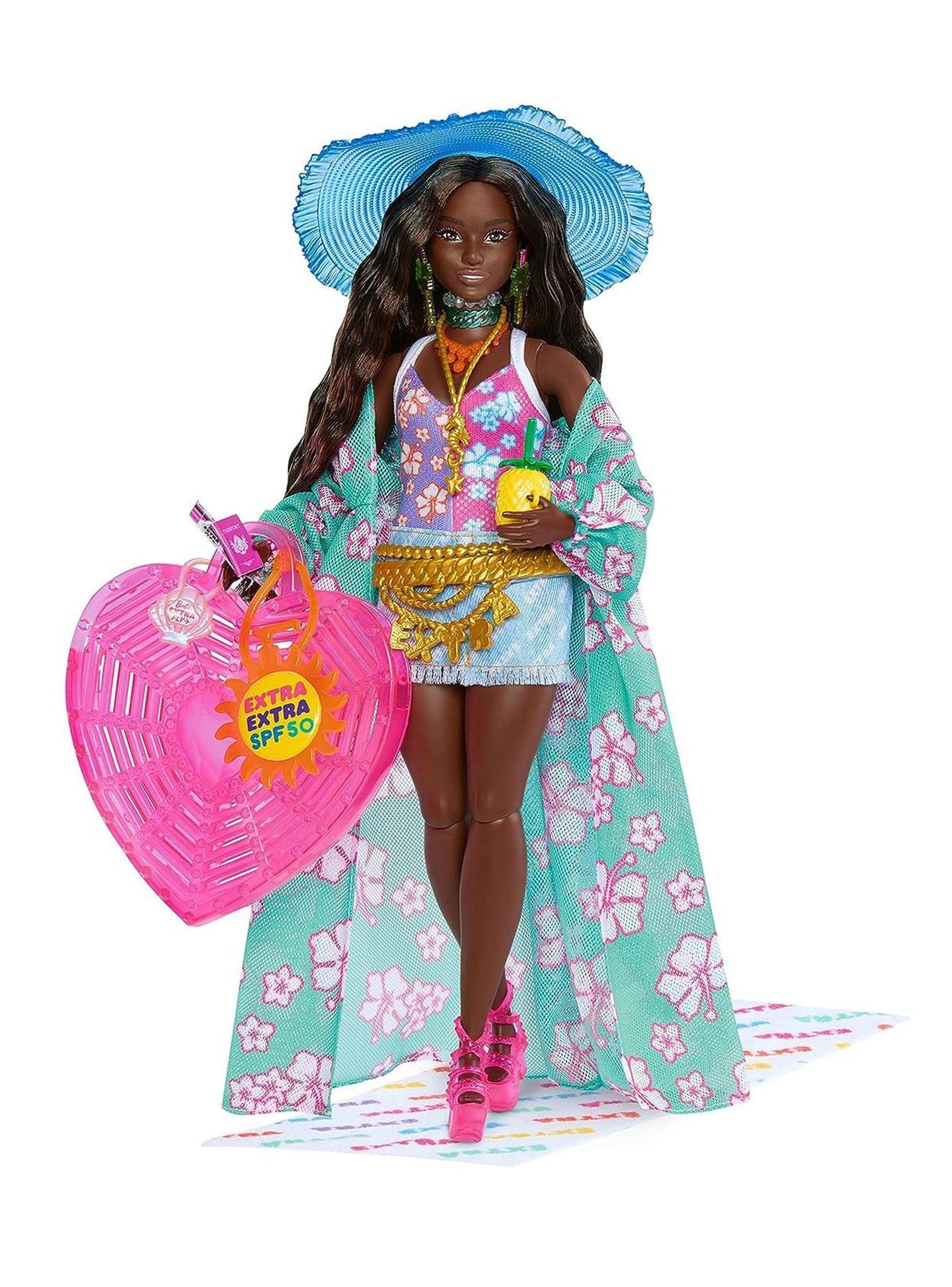 Muñeca Babie Extra Fly Look de Playa de Mattel-4