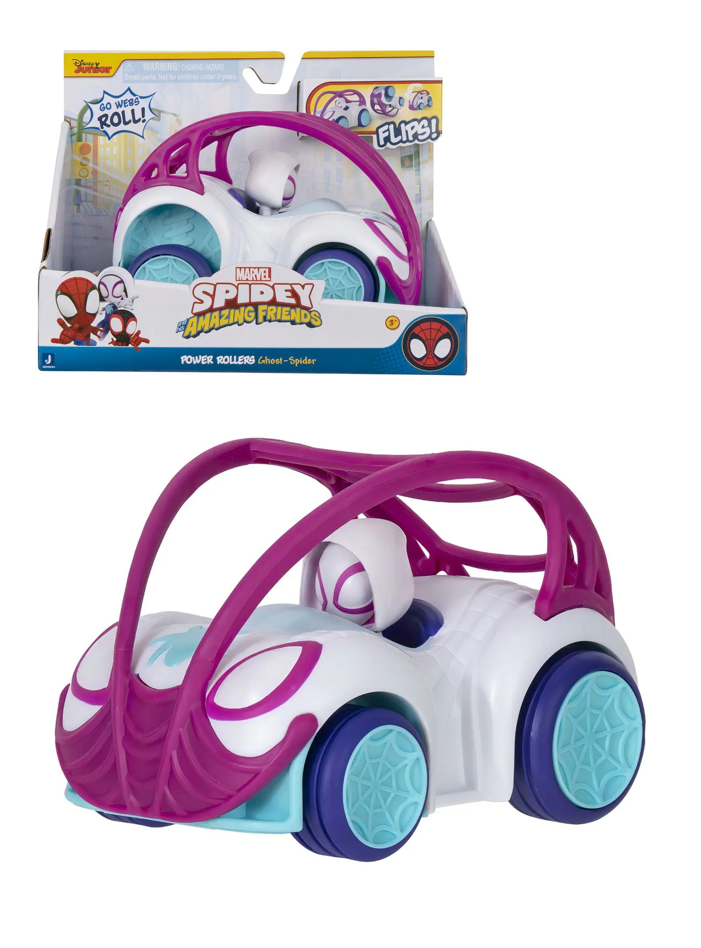 Auto Spidey Y Sus Amigos Ghost Spider Poder de Rodar 360-0