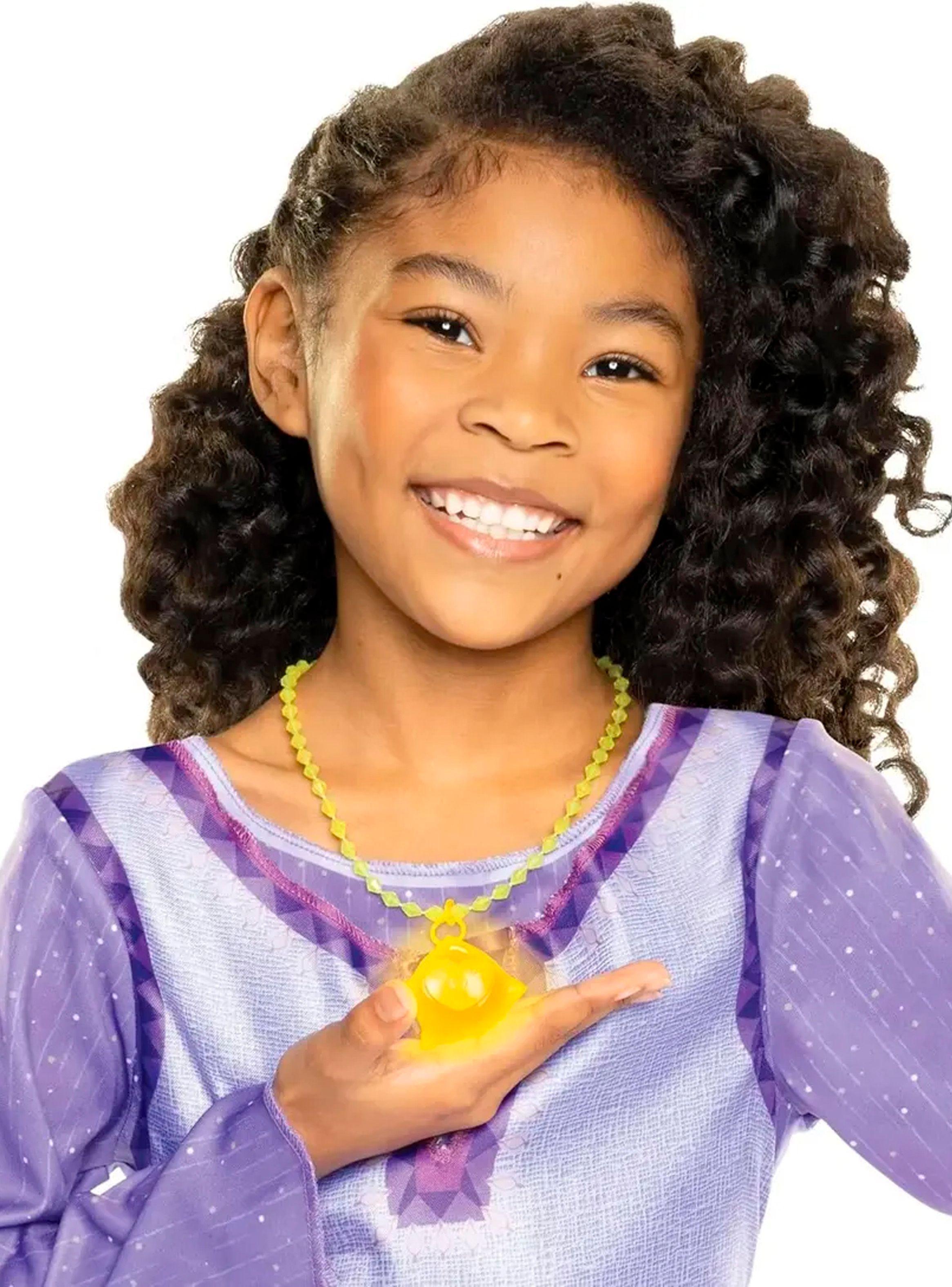 Collar Estrella Con Luz Disney Wish juguete niños 3+-2