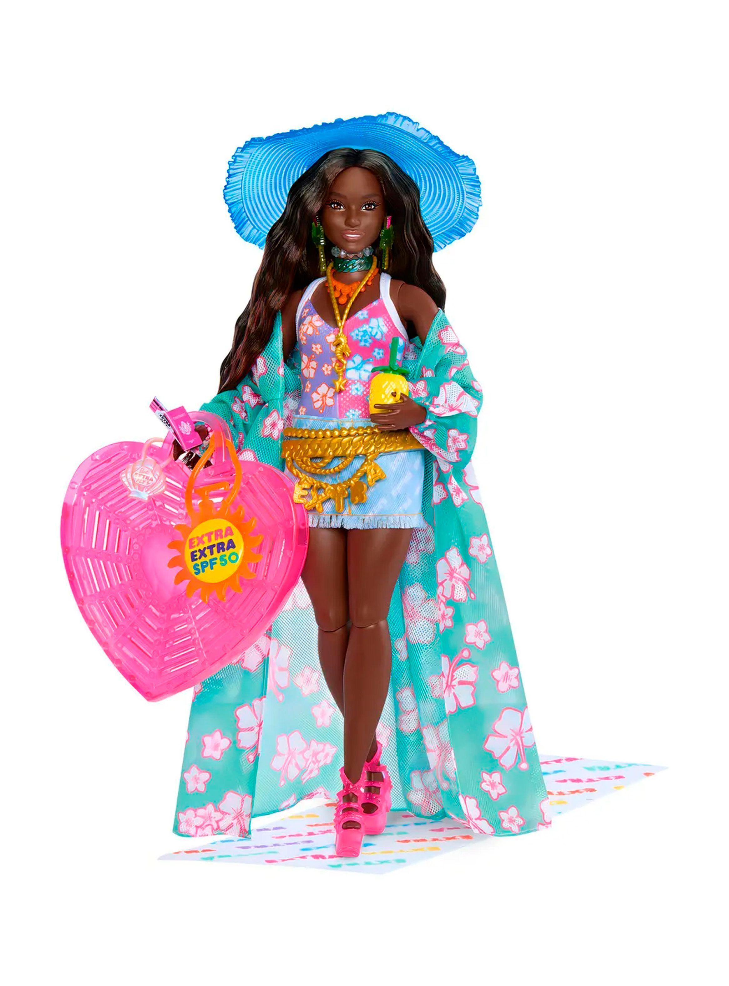 Muñeca Barbie Extra Fly Look De Playa Accesorios niños 3+-2