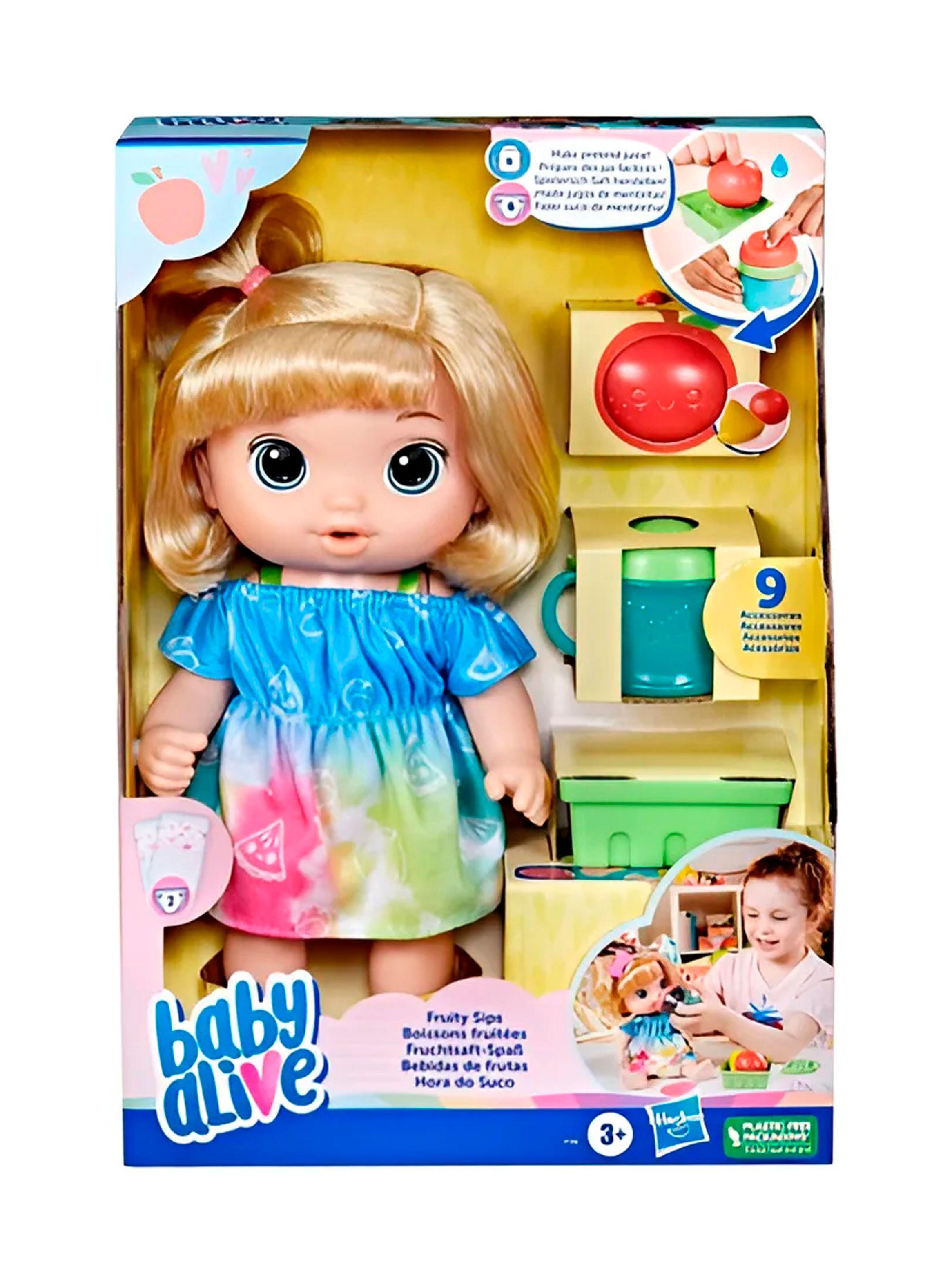 Baby Alive Muñeca Prepara Jugos de Fruta | Bebe y Hace Pipí-7