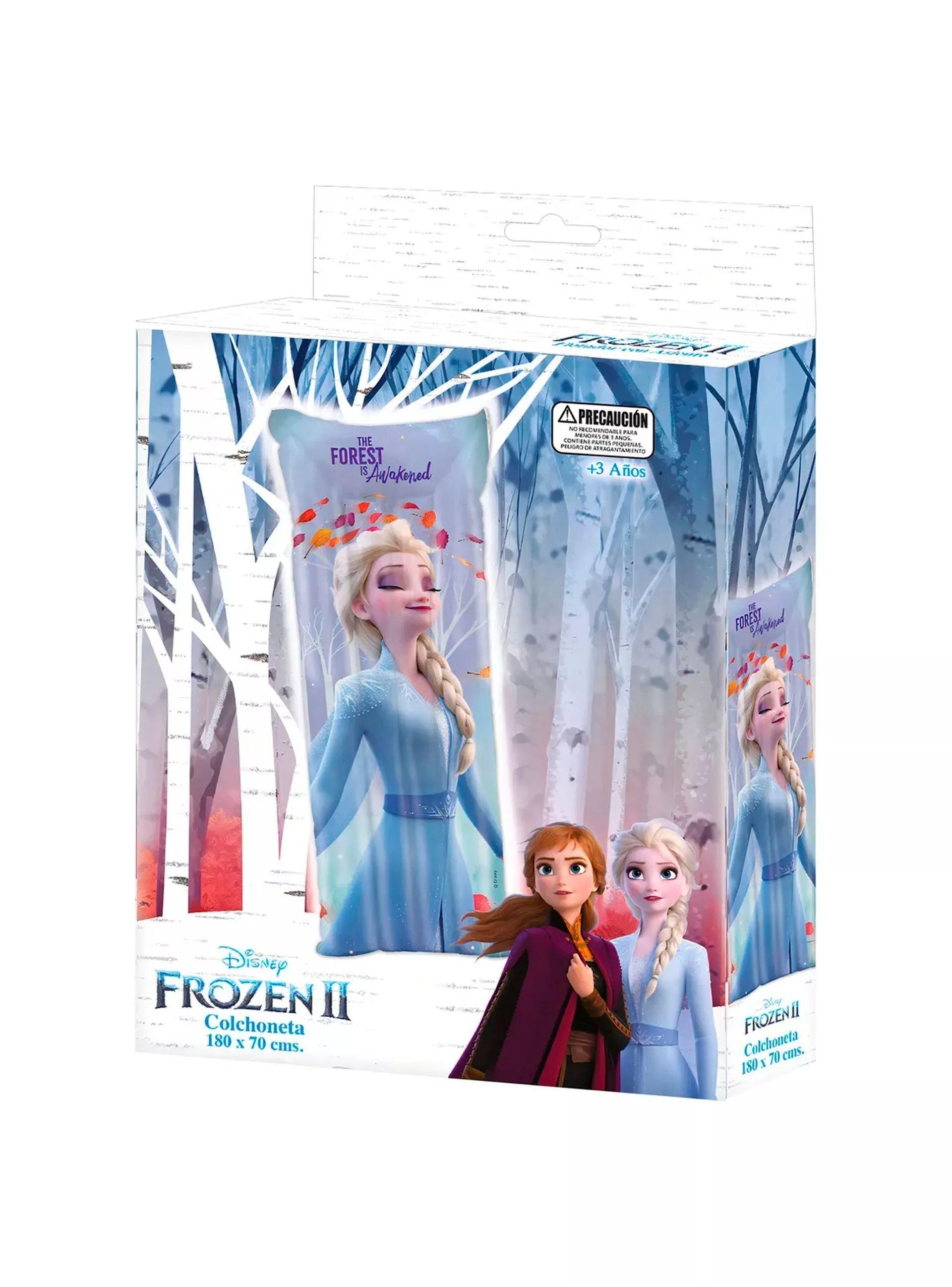 Colchoneta Flotador Piscina 180x70cm Frozen Disney-2