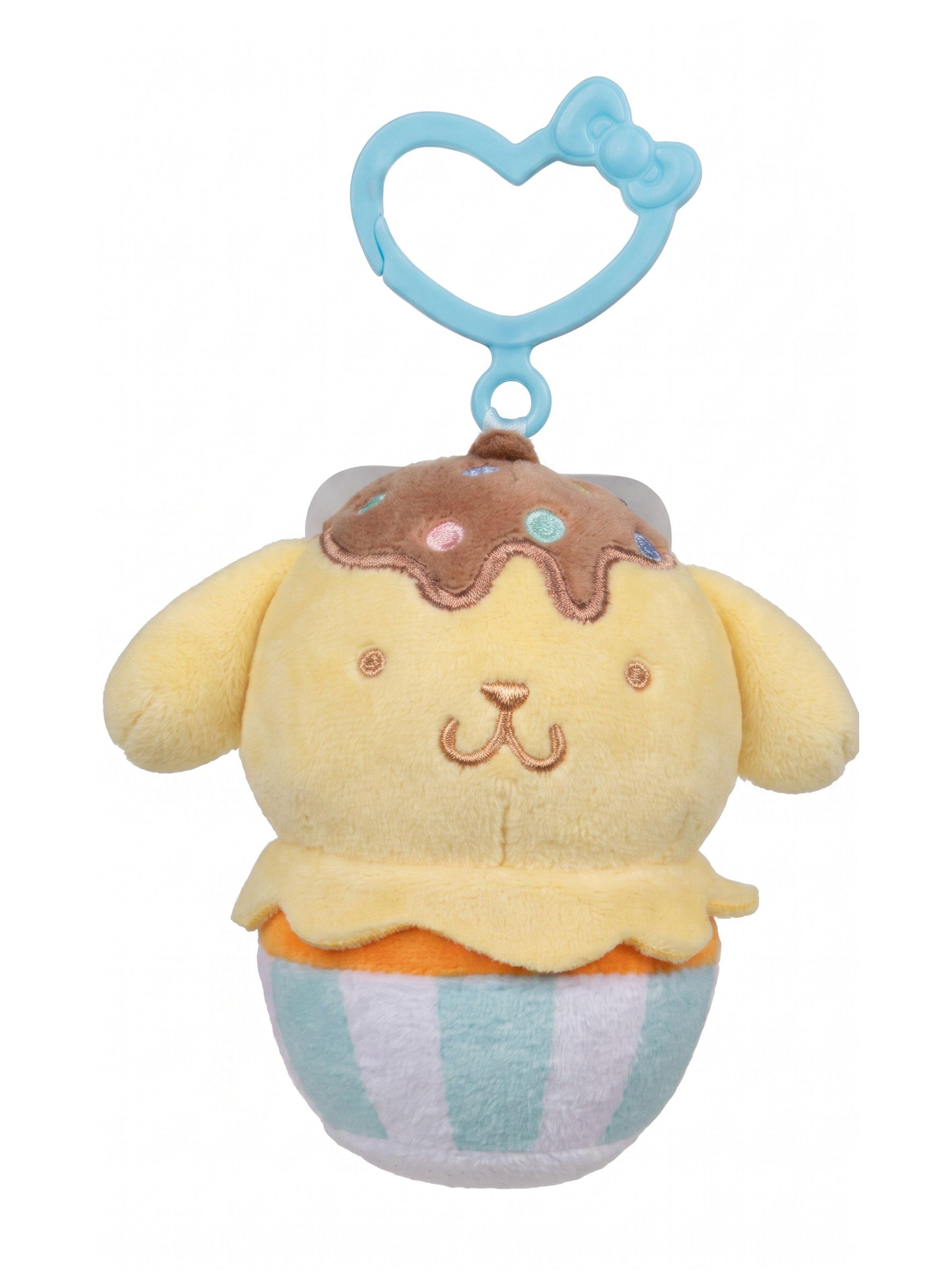 Llavero Peluche Pompompurin Cupcake 10cm Sanrio-1