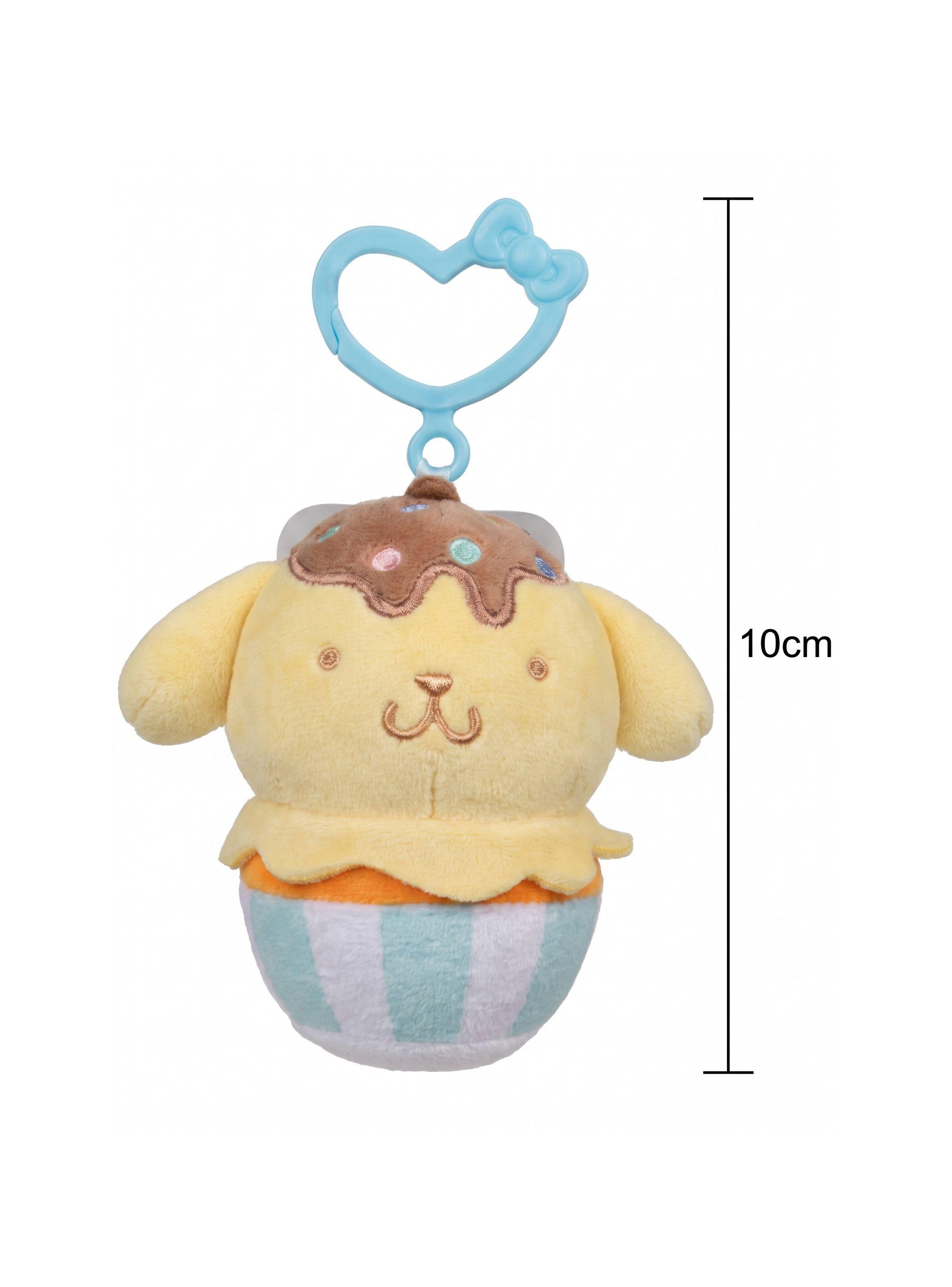 Llavero Peluche Pompompurin Cupcake 10cm Sanrio-3