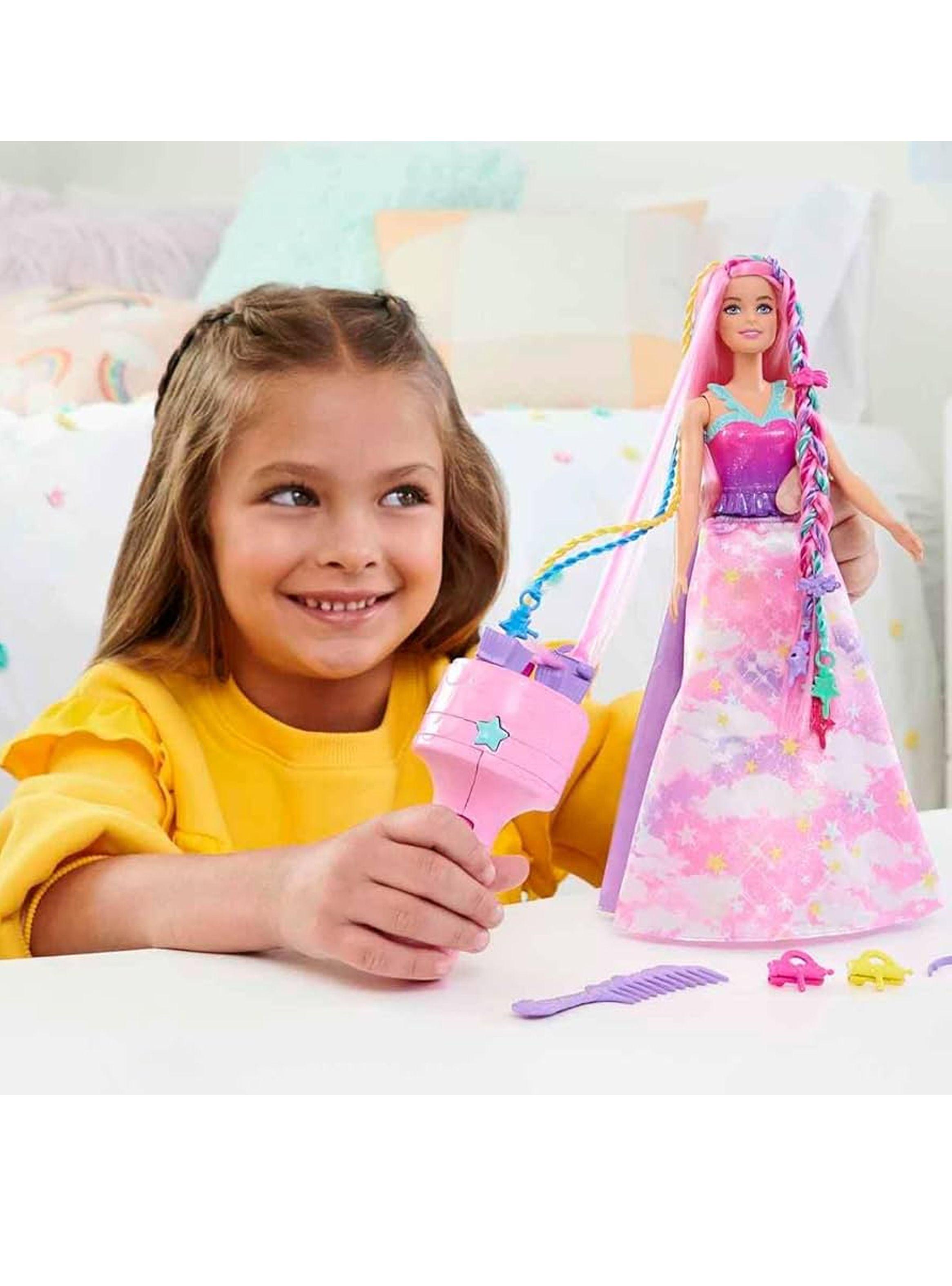 Barbie Fantasía Muñeca Trenzas Mágicas de Mattel-5