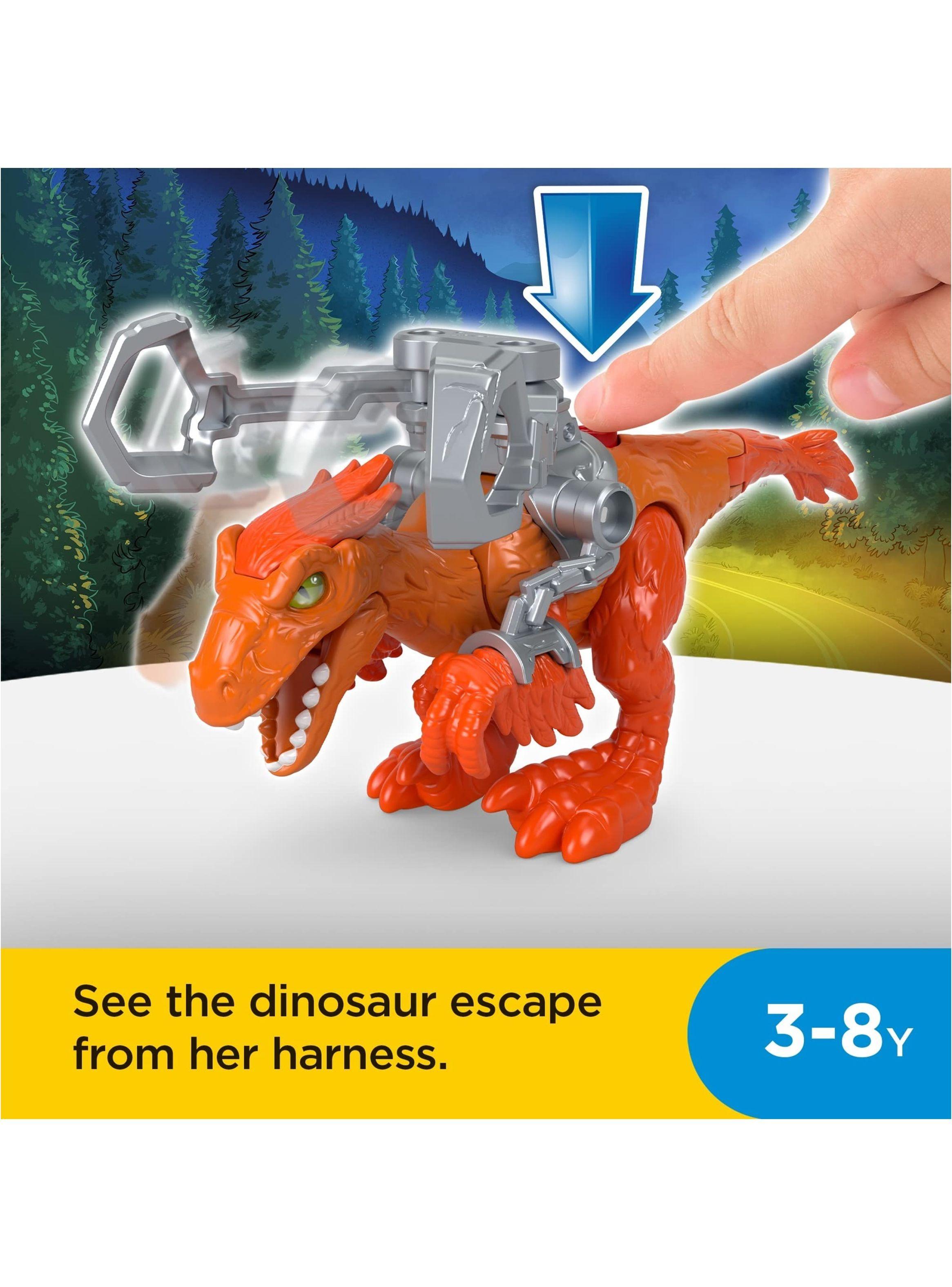 Dinosaurio Atrociraptor Tiger Jurassic World Dominion Fisher Price de Imaginext-3