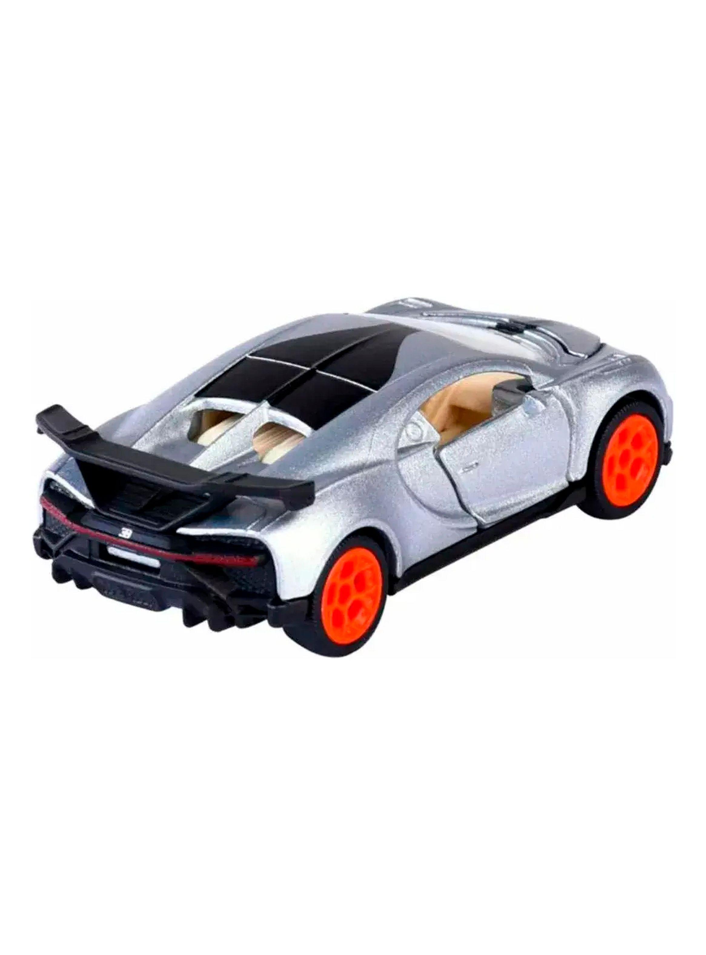 Auto Metal Bugatti Chiron Pur Sport Plata 1 64 Majorette-2