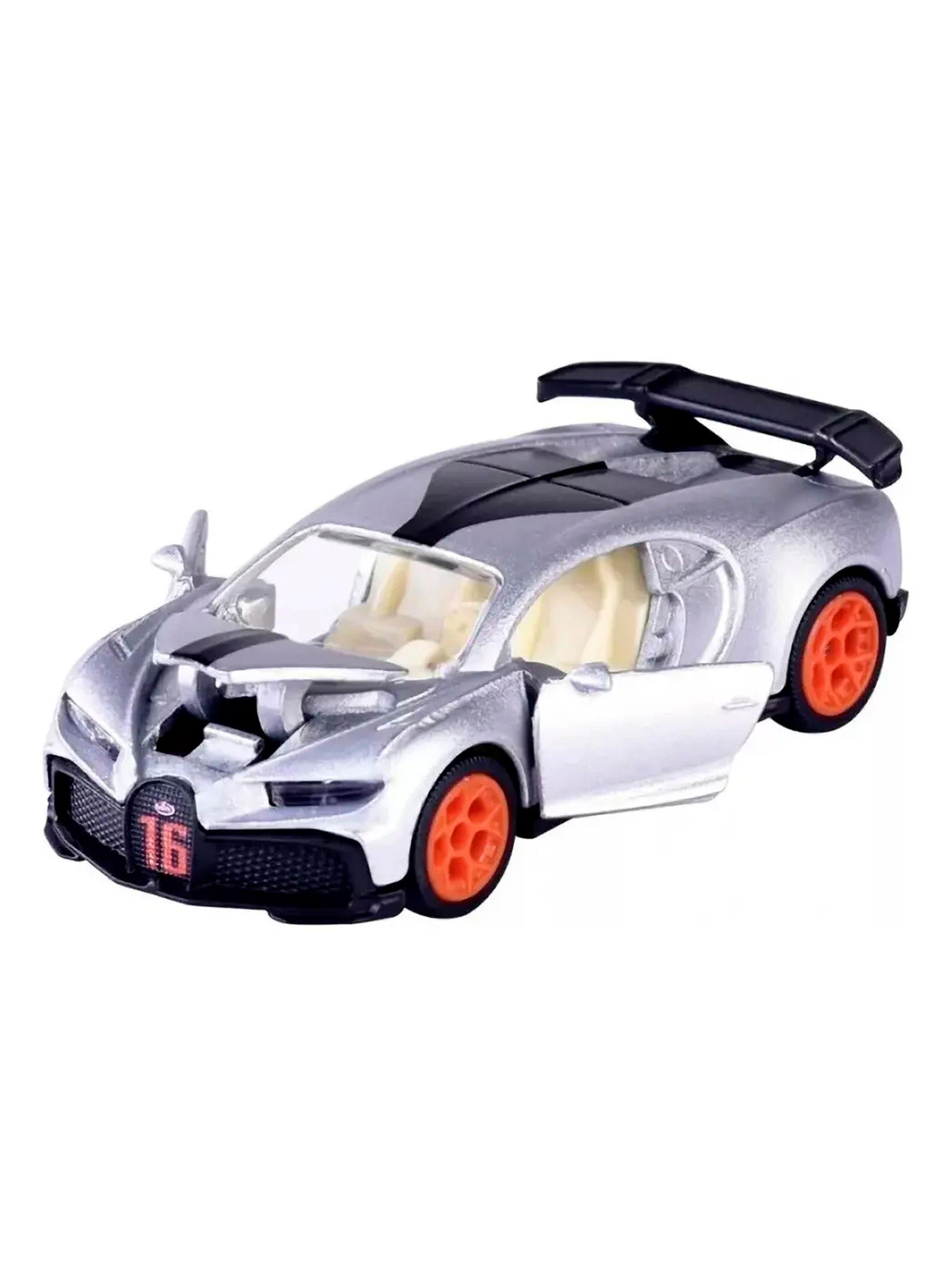Auto Metal Bugatti Chiron Pur Sport Plata 1 64 Majorette-3
