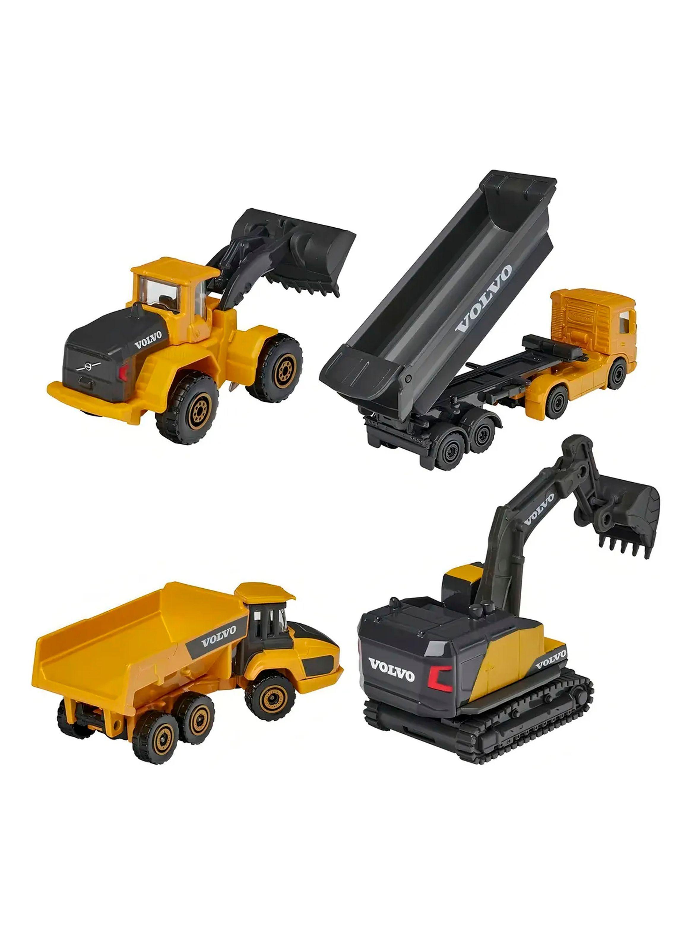 Set 4 Vehículos Volvo Construcción | Majorette-4