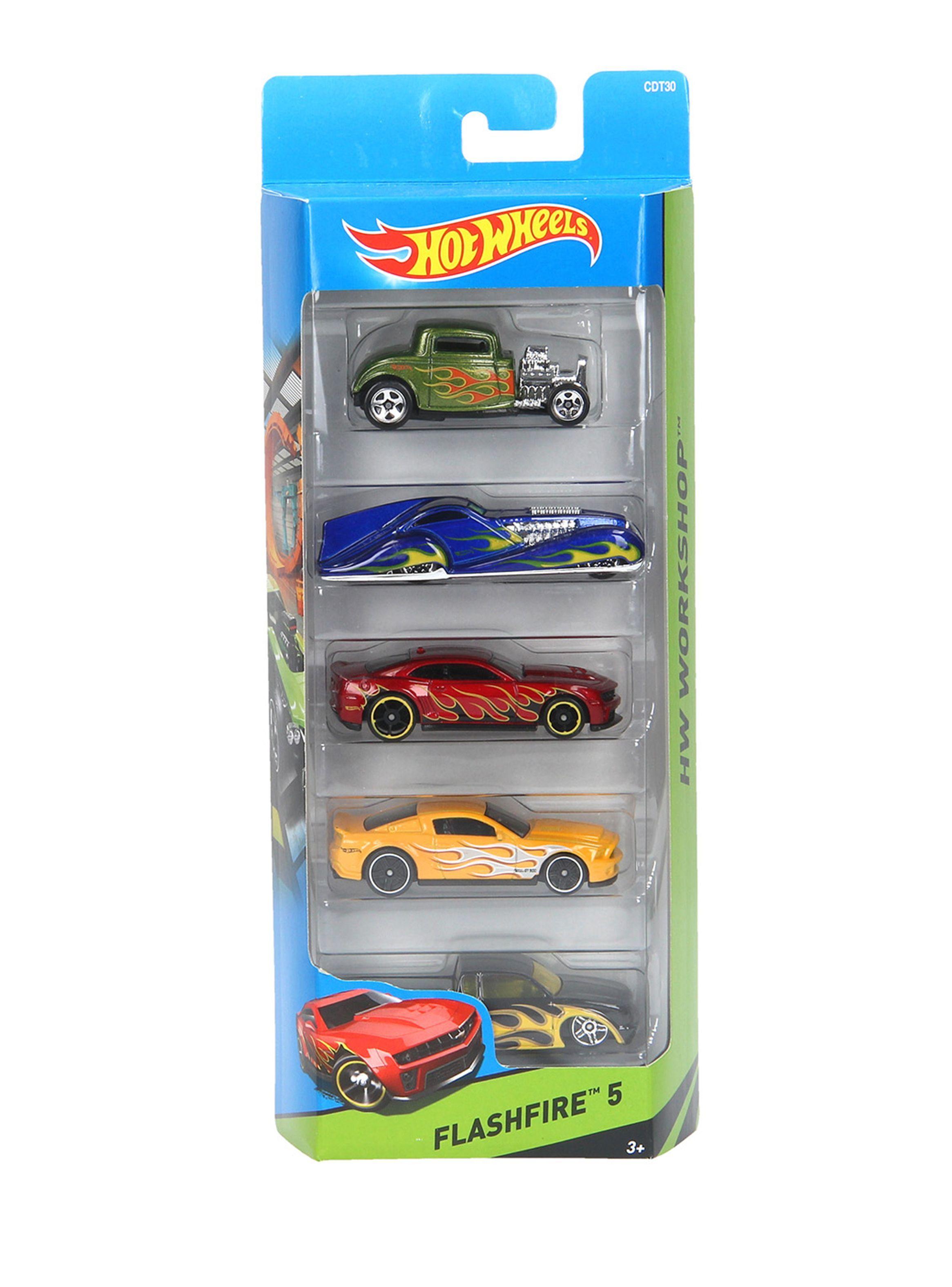 Pack de 5 Vehículos Hot Wheels Variedades Sorpresa de Mattel-2