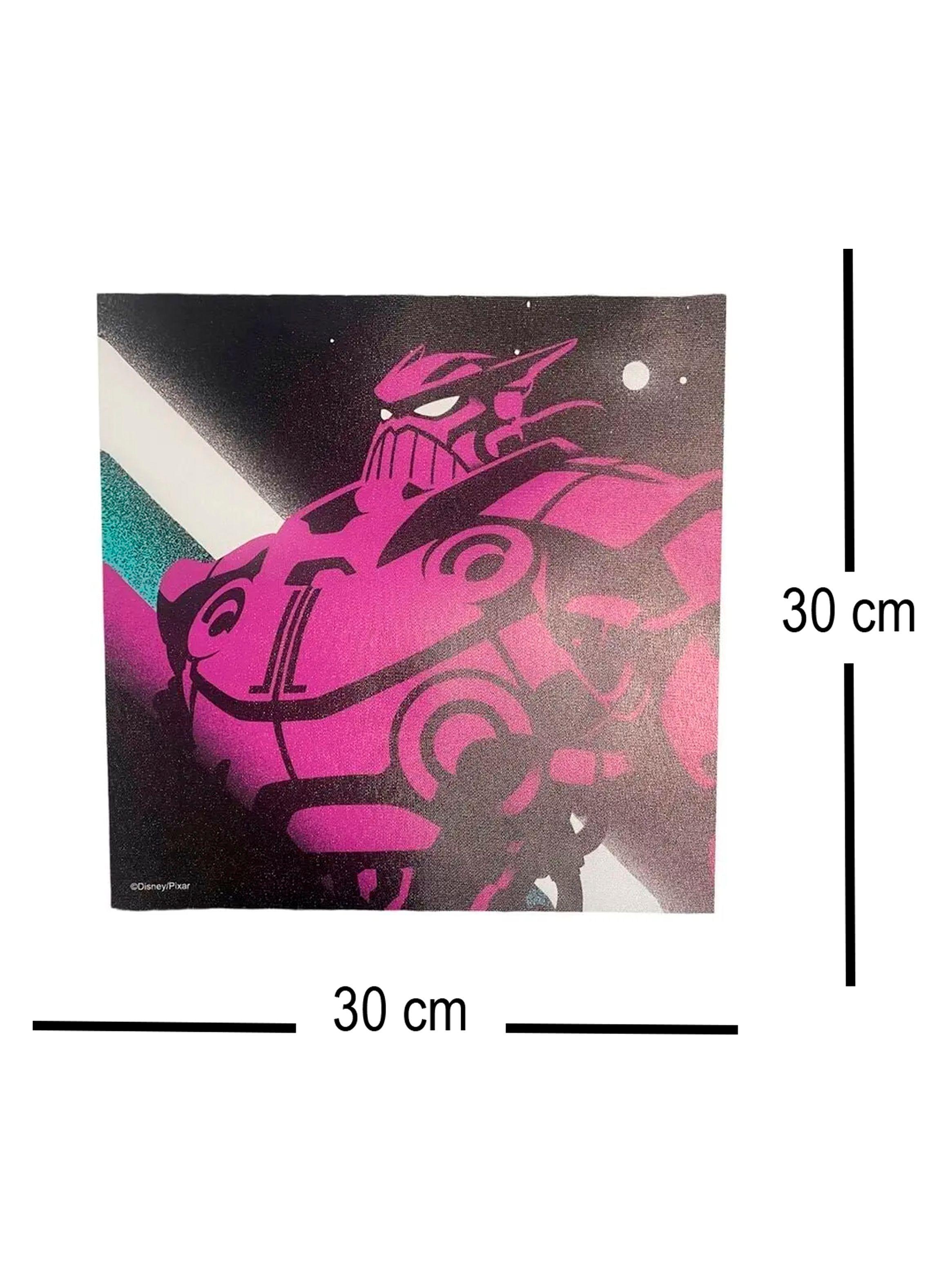 Cuadro Decorativo Infantil Niño Canvas 30x30 Cms Lightyear Emperador Zurg-2