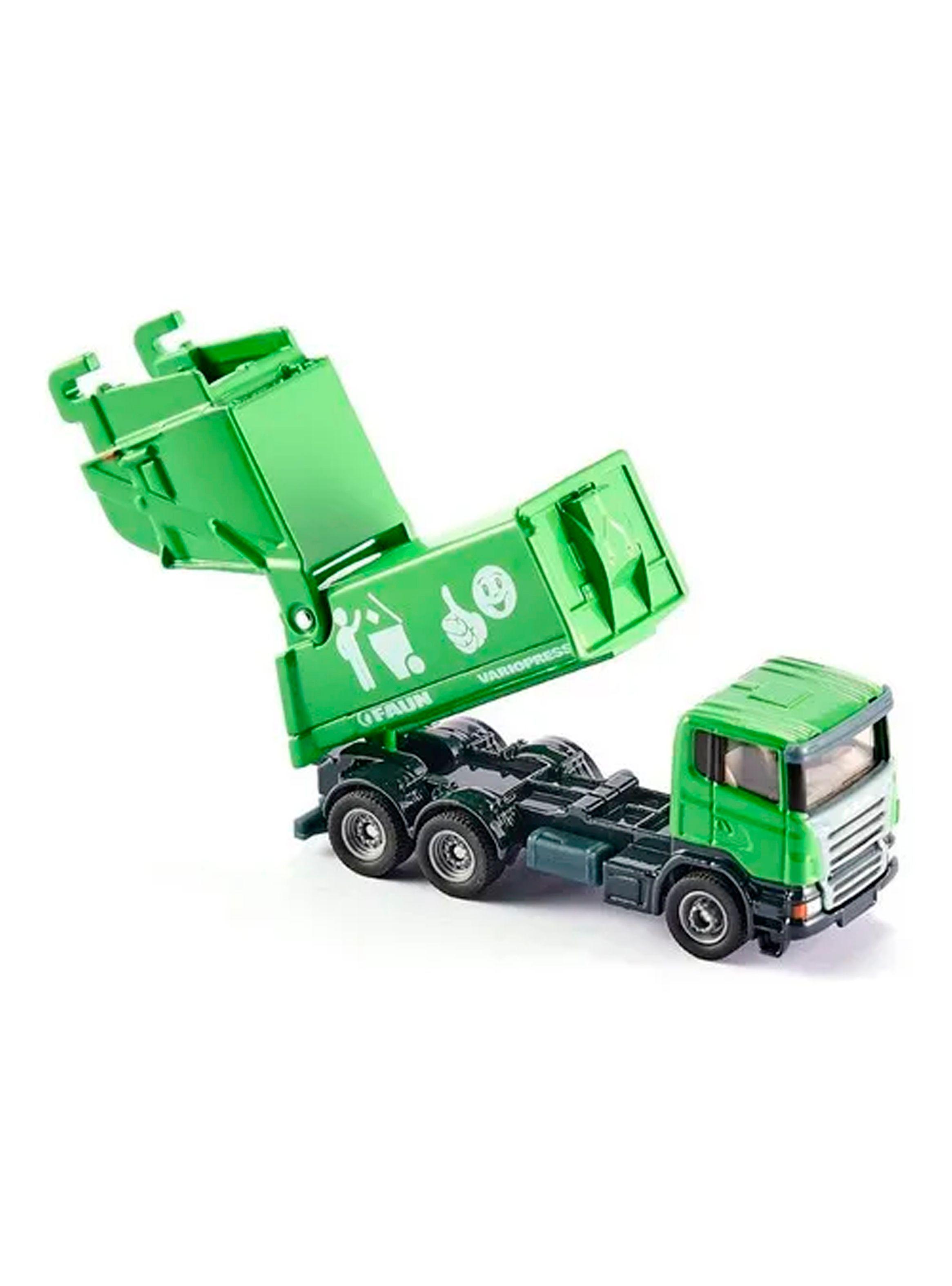 Camión Basura Scania Verde 1:87 | Siku Metal Modelo 1890-2