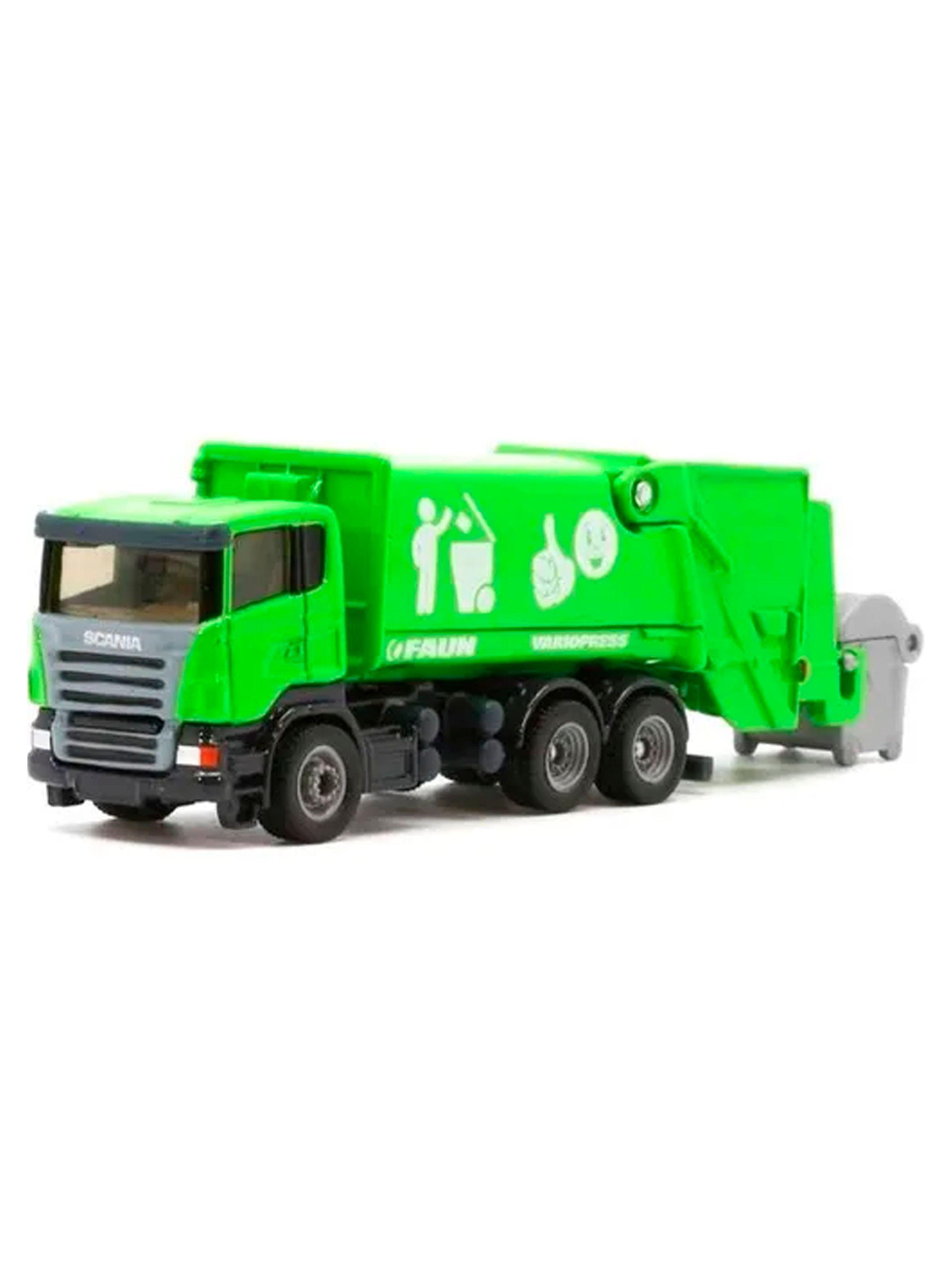 Camión Basura Scania Verde 1:87 | Siku Metal Modelo 1890-4