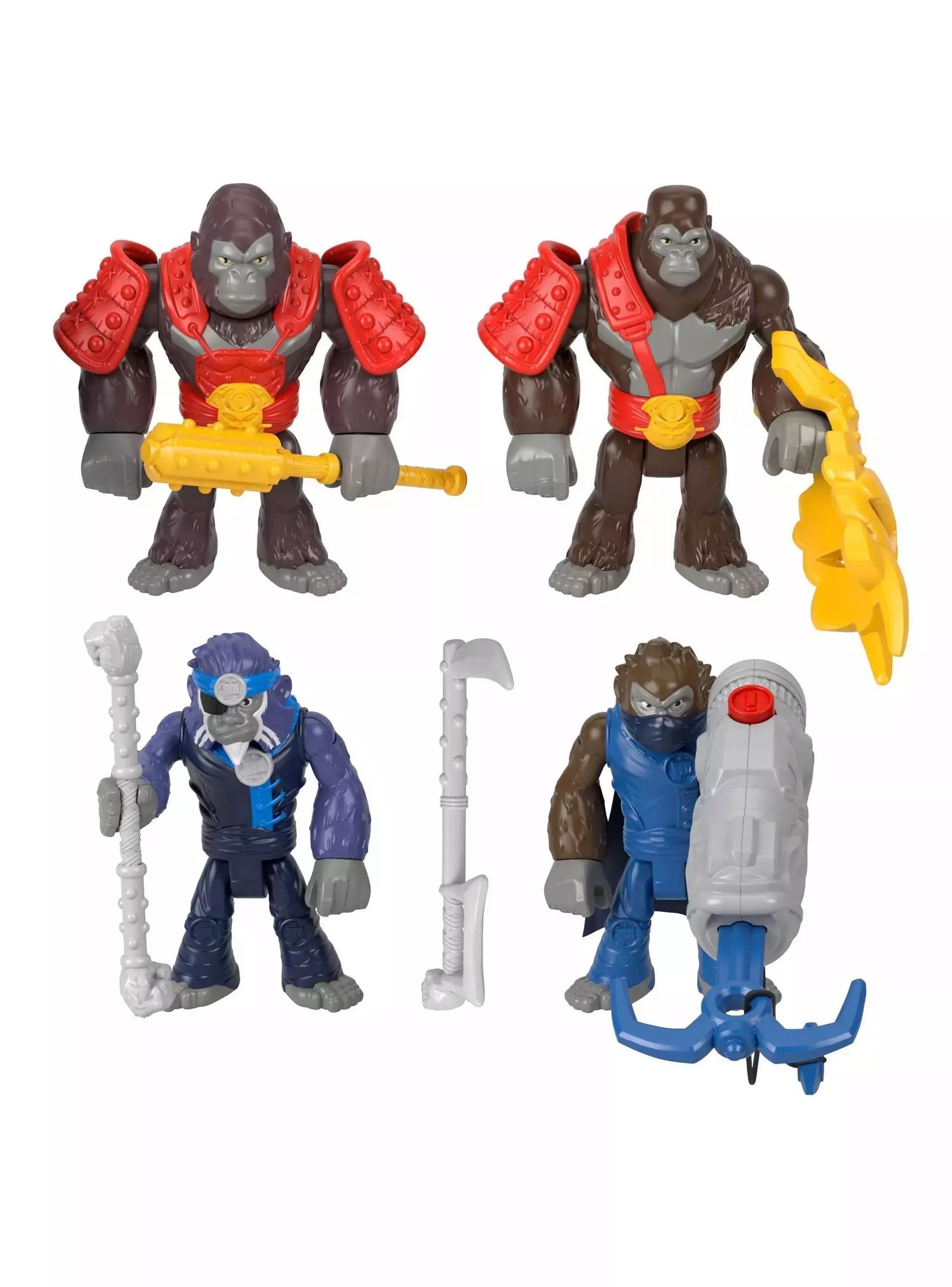 Figura Imaginext Mundo Aventura Gorilas Y Monos-3