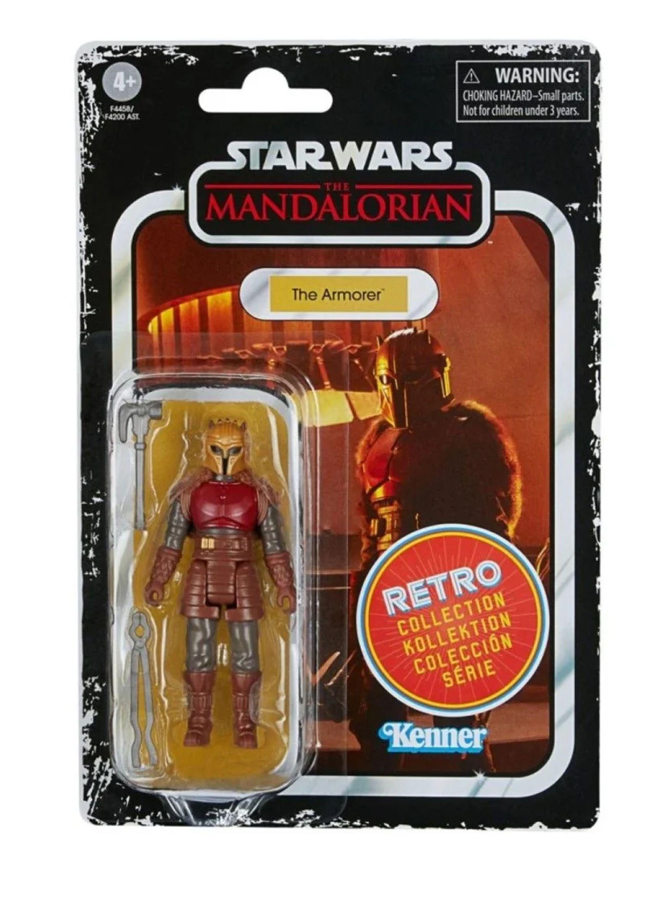 Figura Coleccionable The Armorer The Mandalorian Star Wars Retro Collection de Hasbro-3