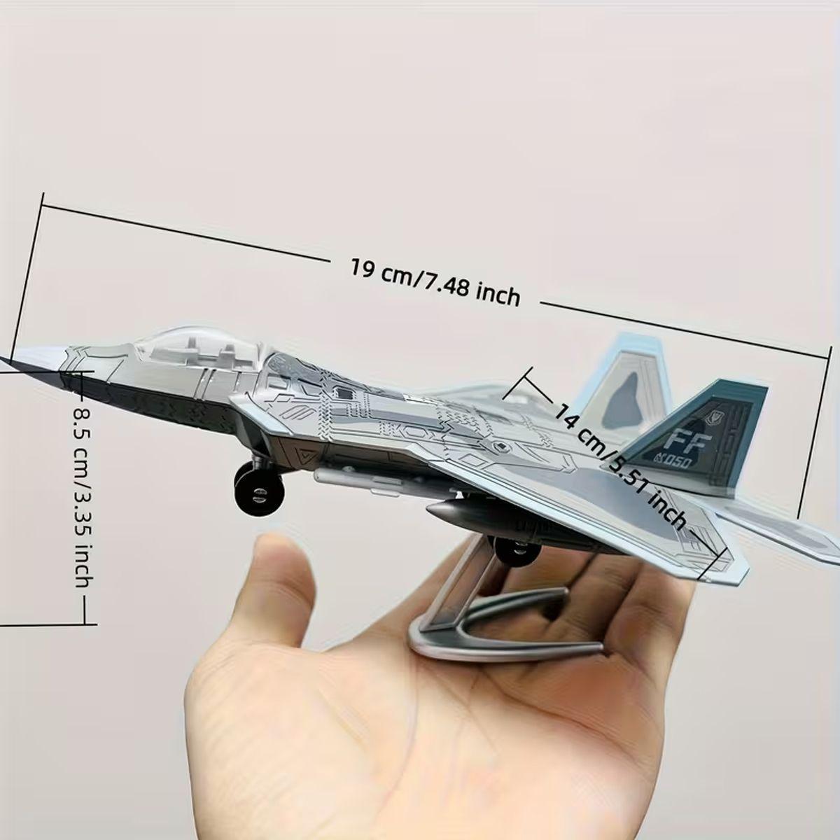 Maqueta Avión F-22 Raptor Escala 1:100 Kit Modelismo-3