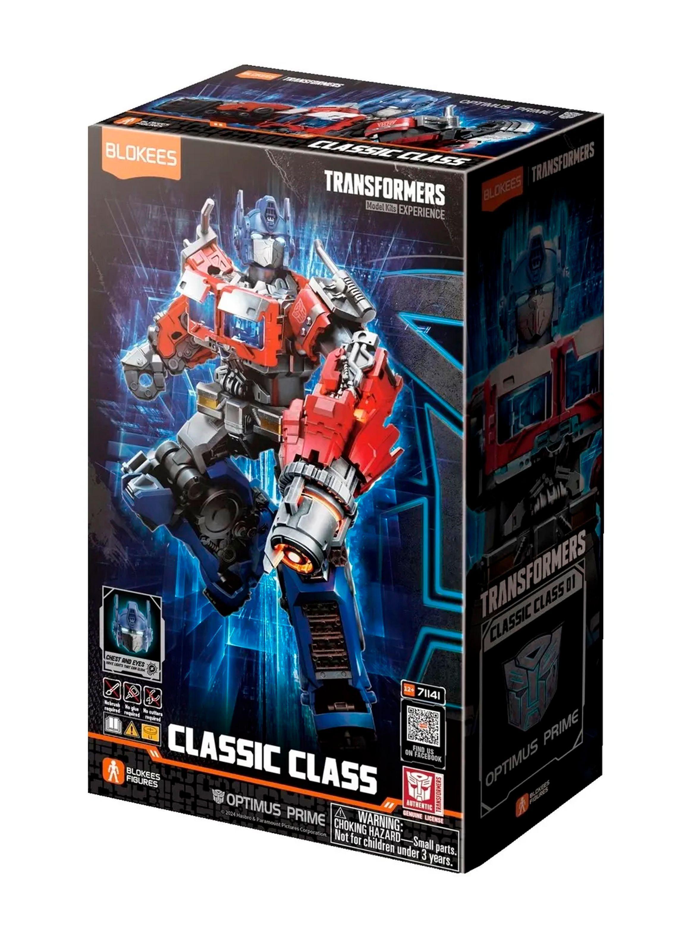 Figura Transformers Optimus Prime Model Kit Blokees-3