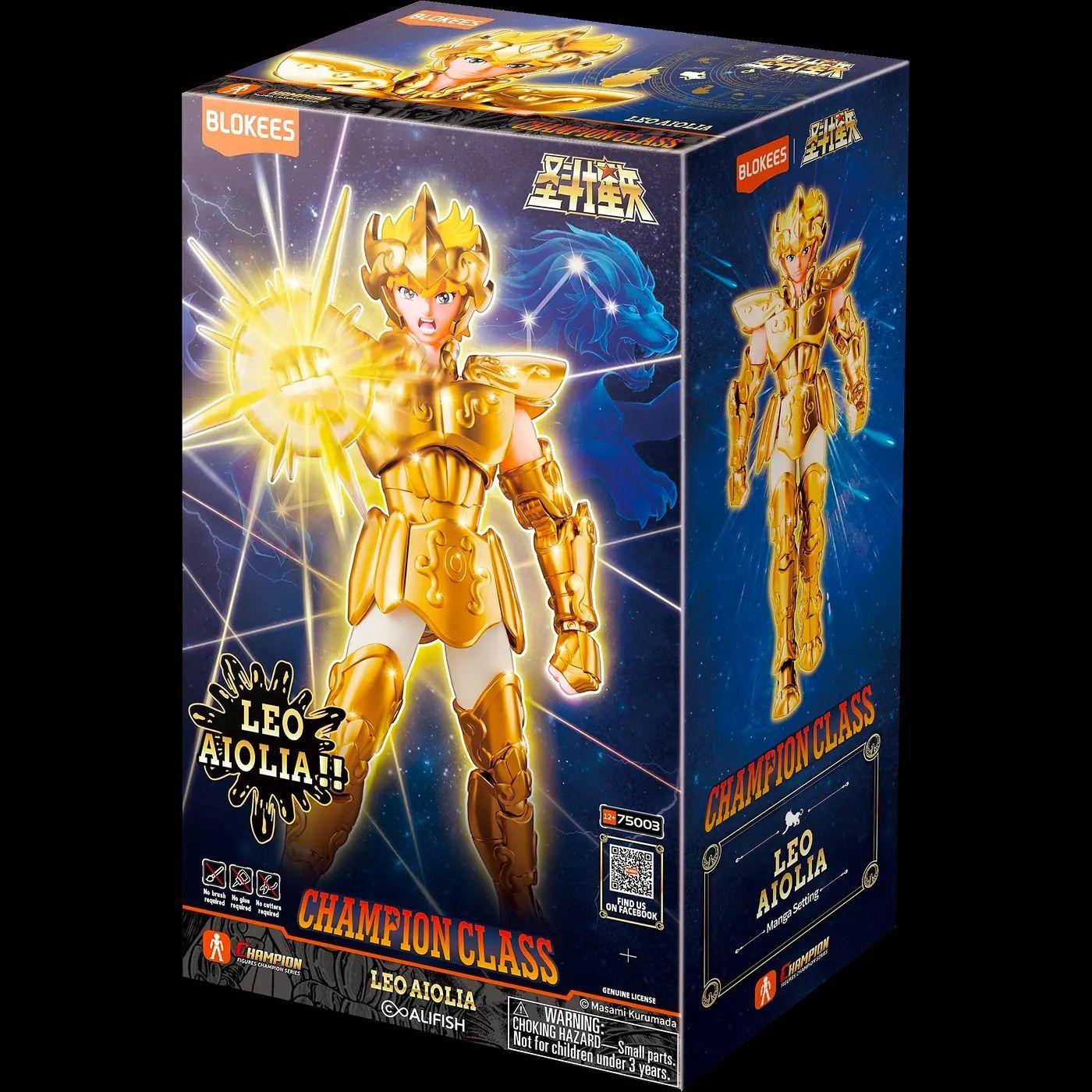 Figura para Armar Aioria de Leo | Blokees Saint Seiya-2
