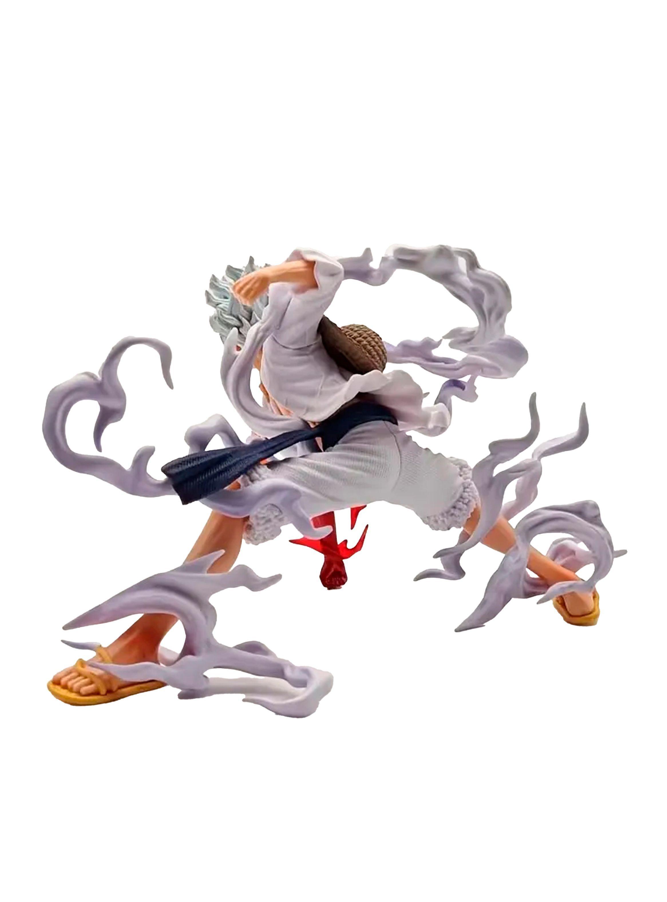 Figura Luffy Gear 5 Nika Pose Batalla 14cm One Piece Genérico-3