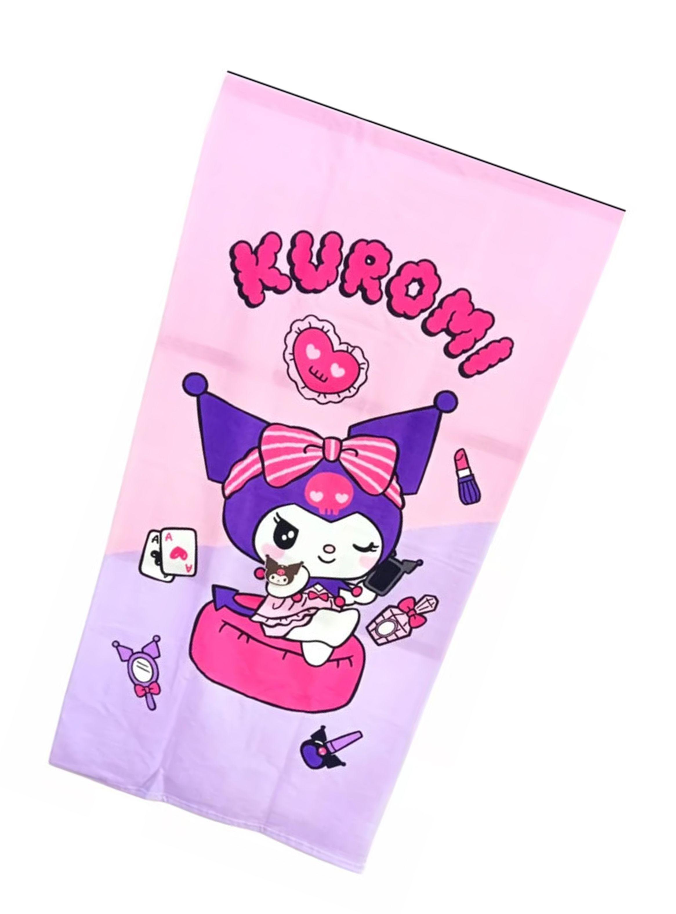 Toalla De Playa Kuromi Cartas 140x70cms de Sanrio-1