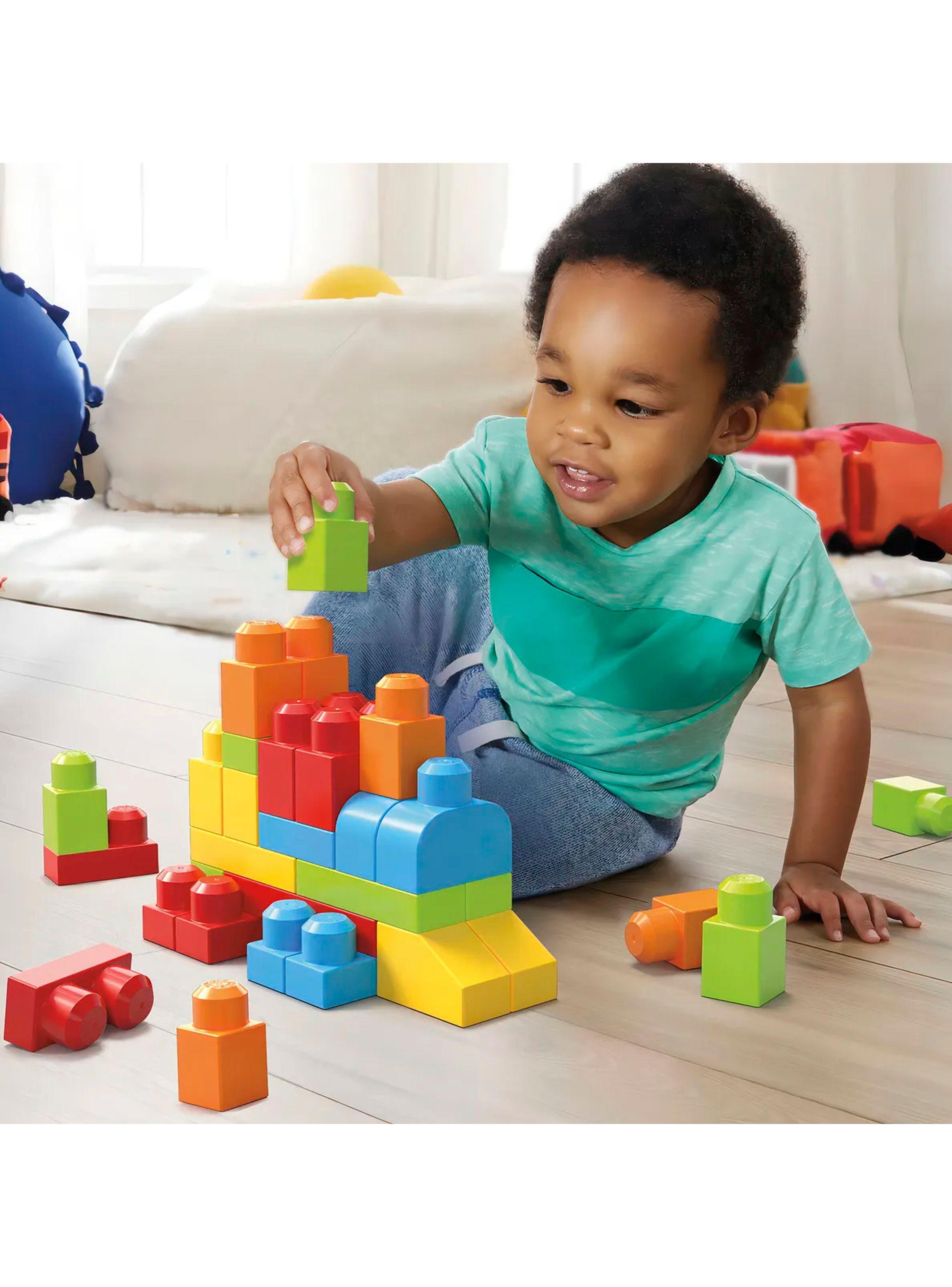 Mega Bloks Set de 40 Bloques de Construcción | First Builders-3