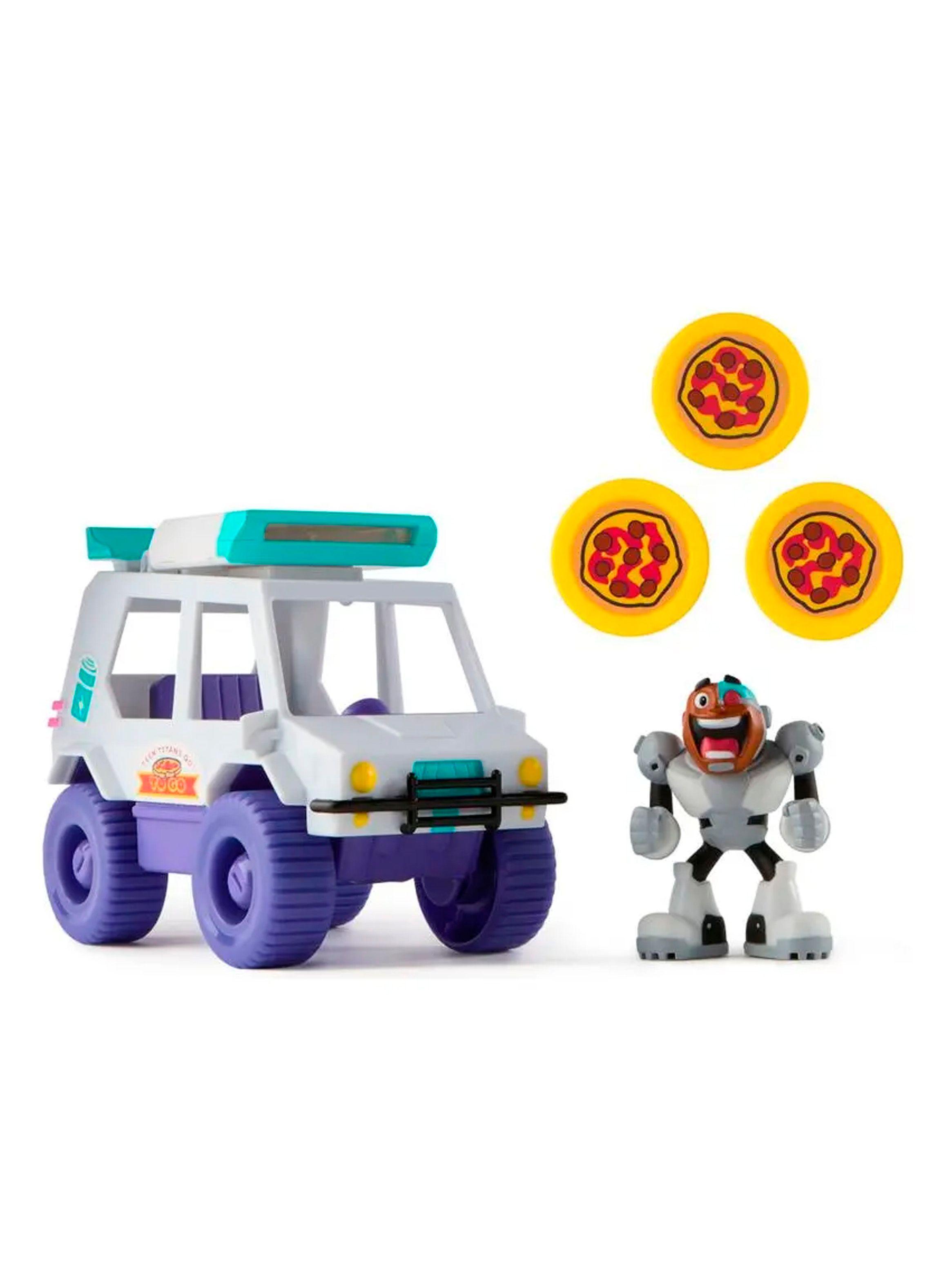 Vehiculo Teen Titans Go Furgoneta De Pizza niños 3+-3