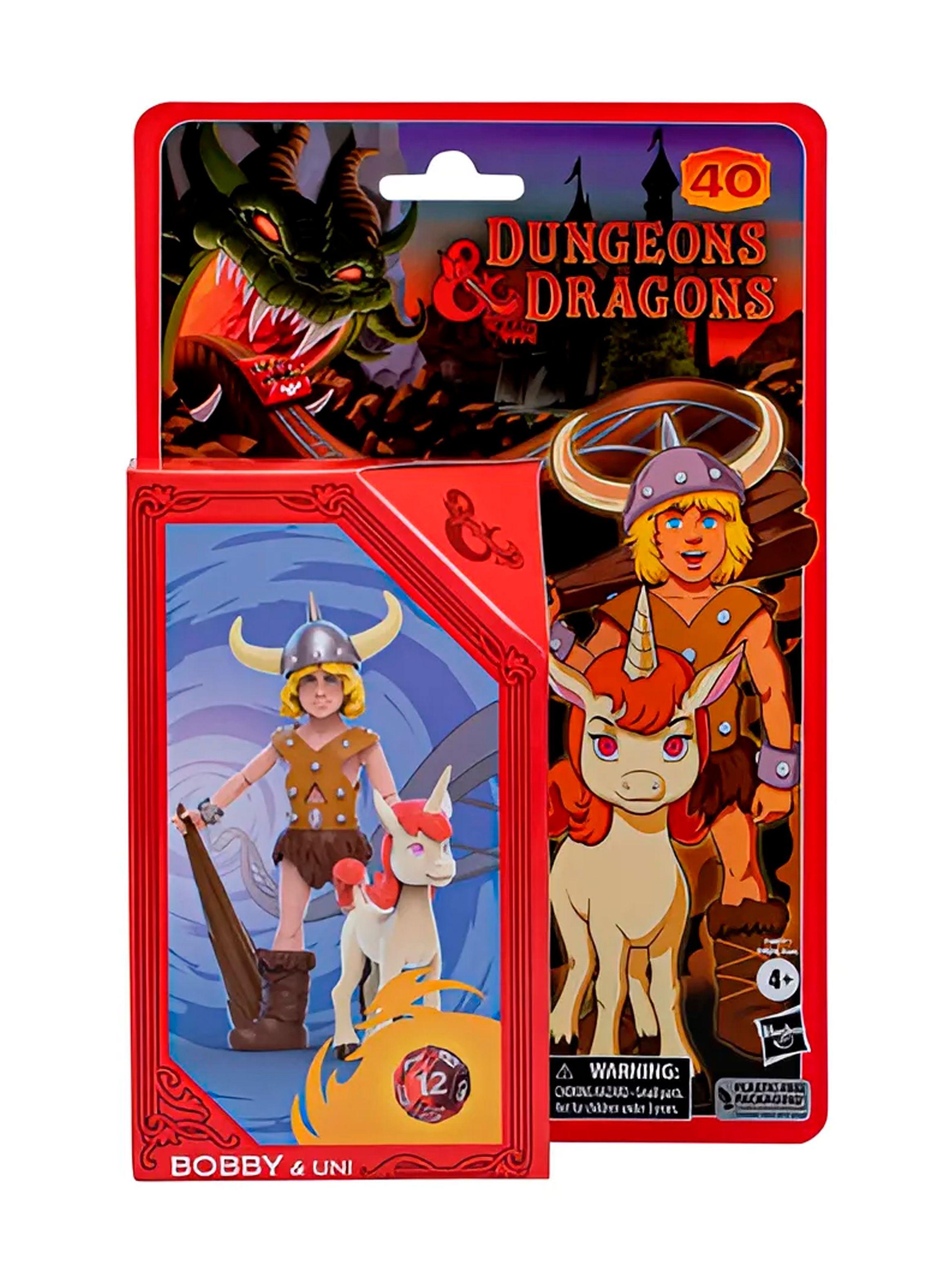 Figuras de Bobby y Uni | D&D Clásicos de los 80-3