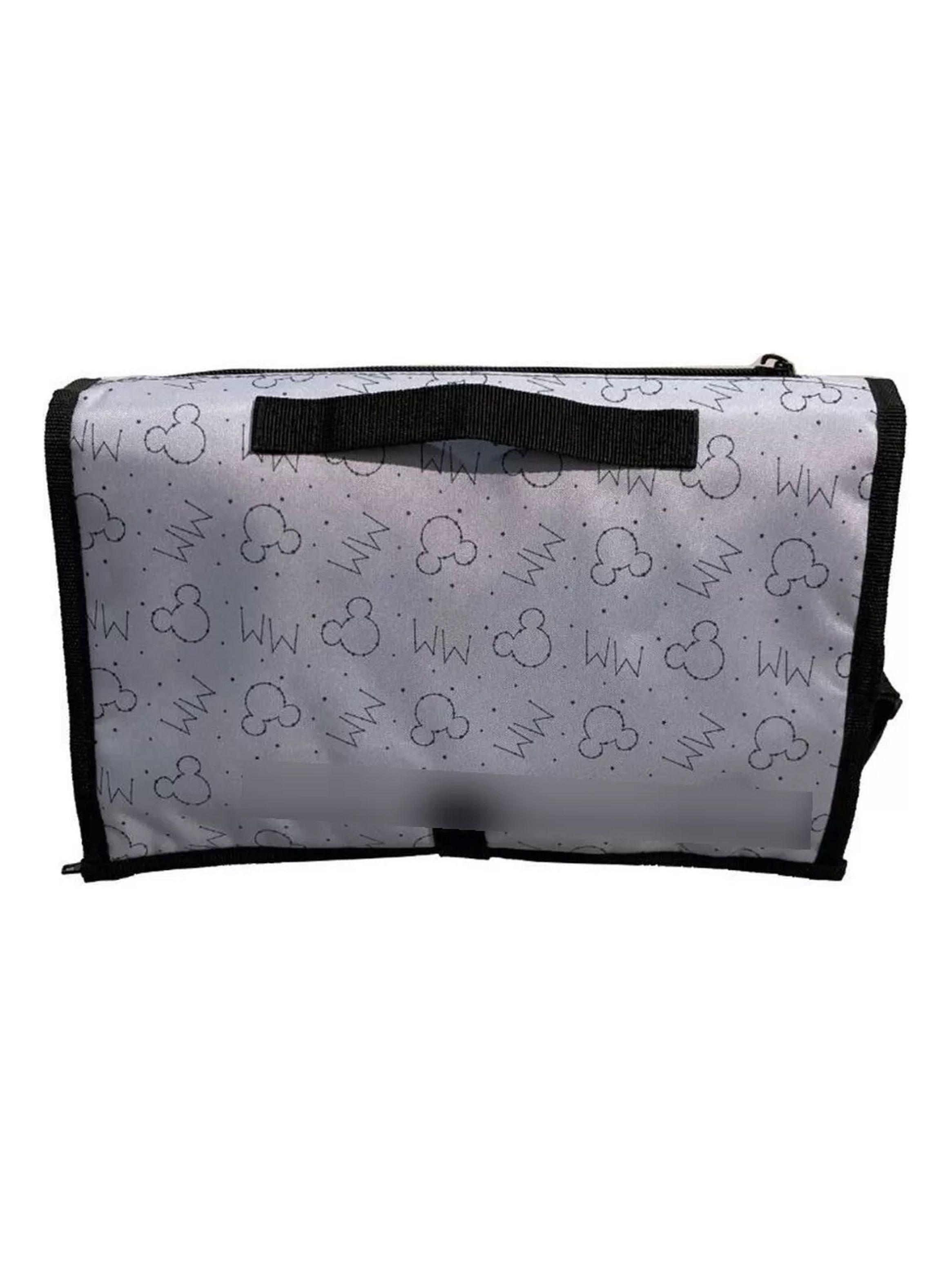 Mudador Portatil Mickey Mouse Gris Oscuro de Disney Intek-3